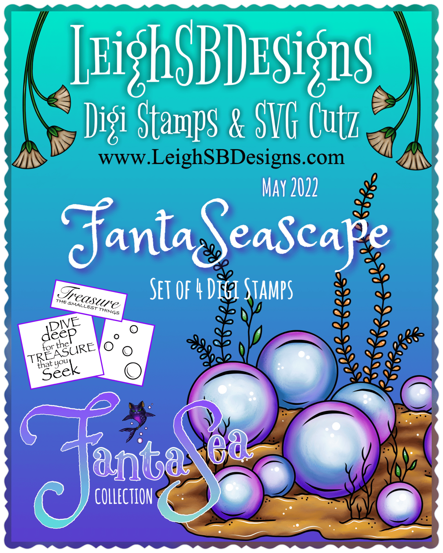 LeighSBDesigns FantaSeascape & Senti set