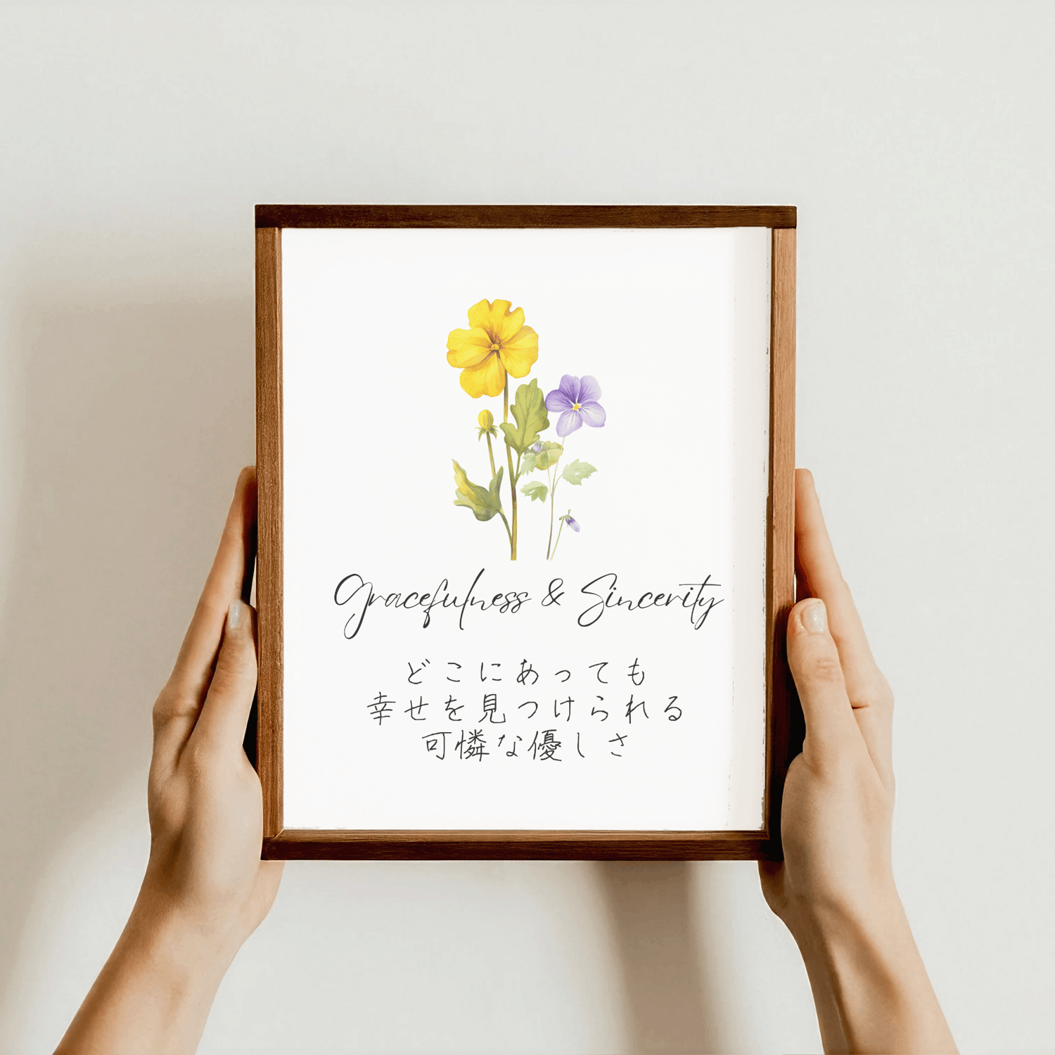 february birth month flower art