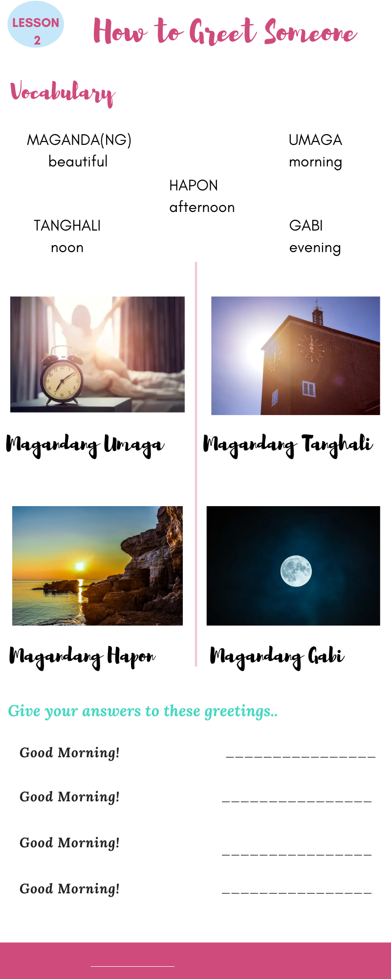 Tagalog greetings