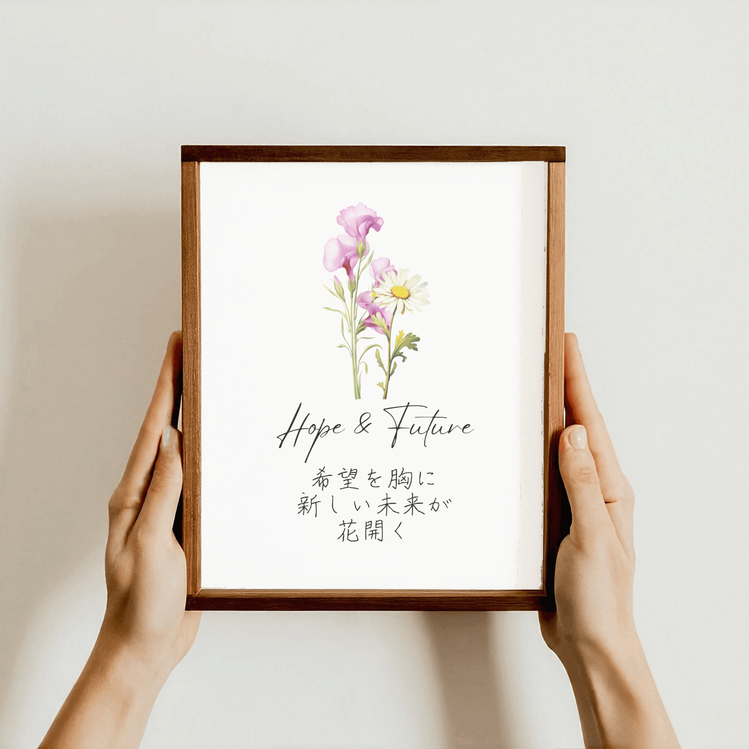 april birth flower art
