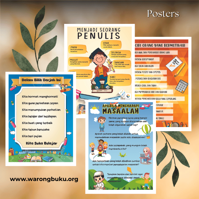 Warong Buku - posters and graphics