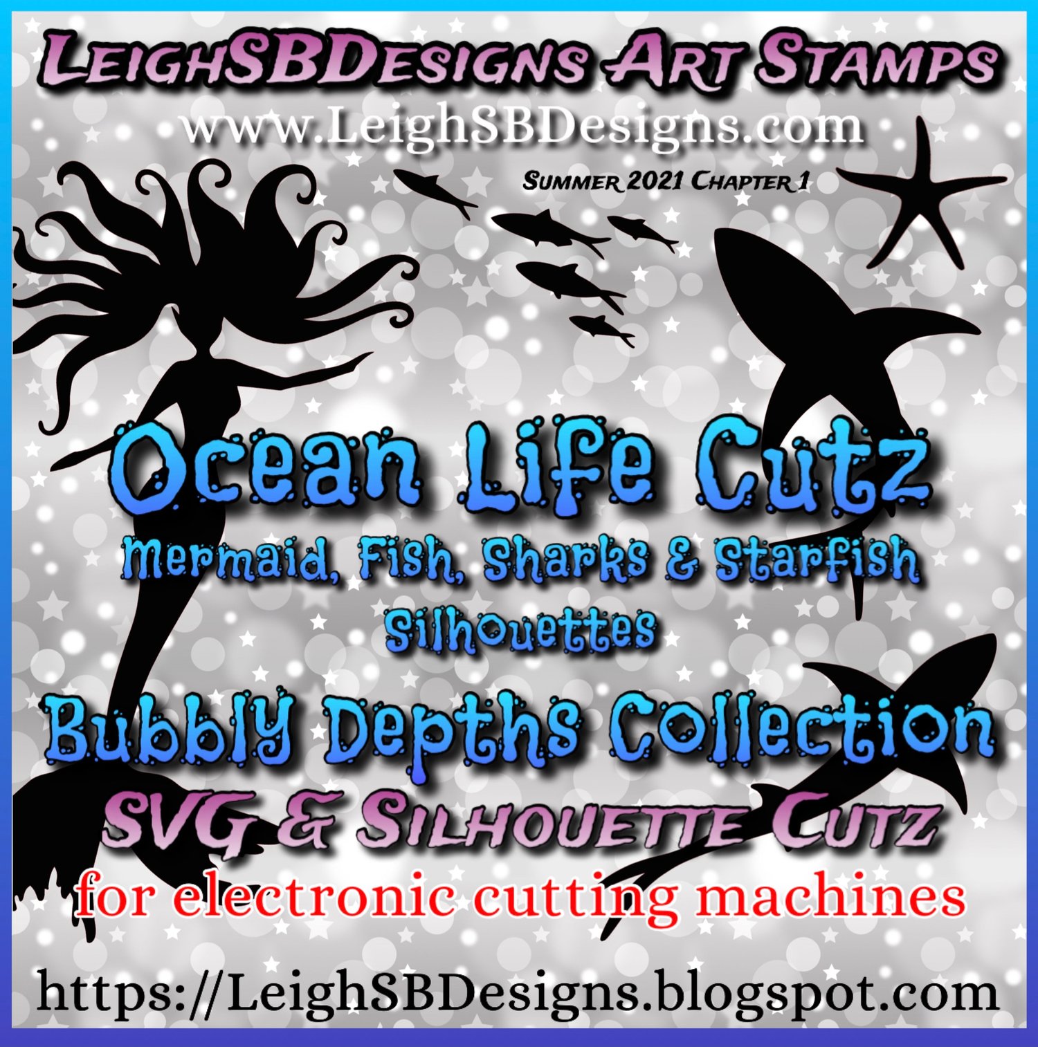 LeighSBDesigns Ocean Life SVG Cutz