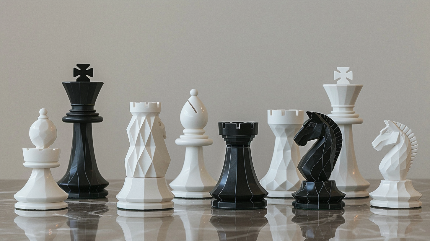 Chess pieces representing Onyx Boox and Remarkable 2 e-reader brands