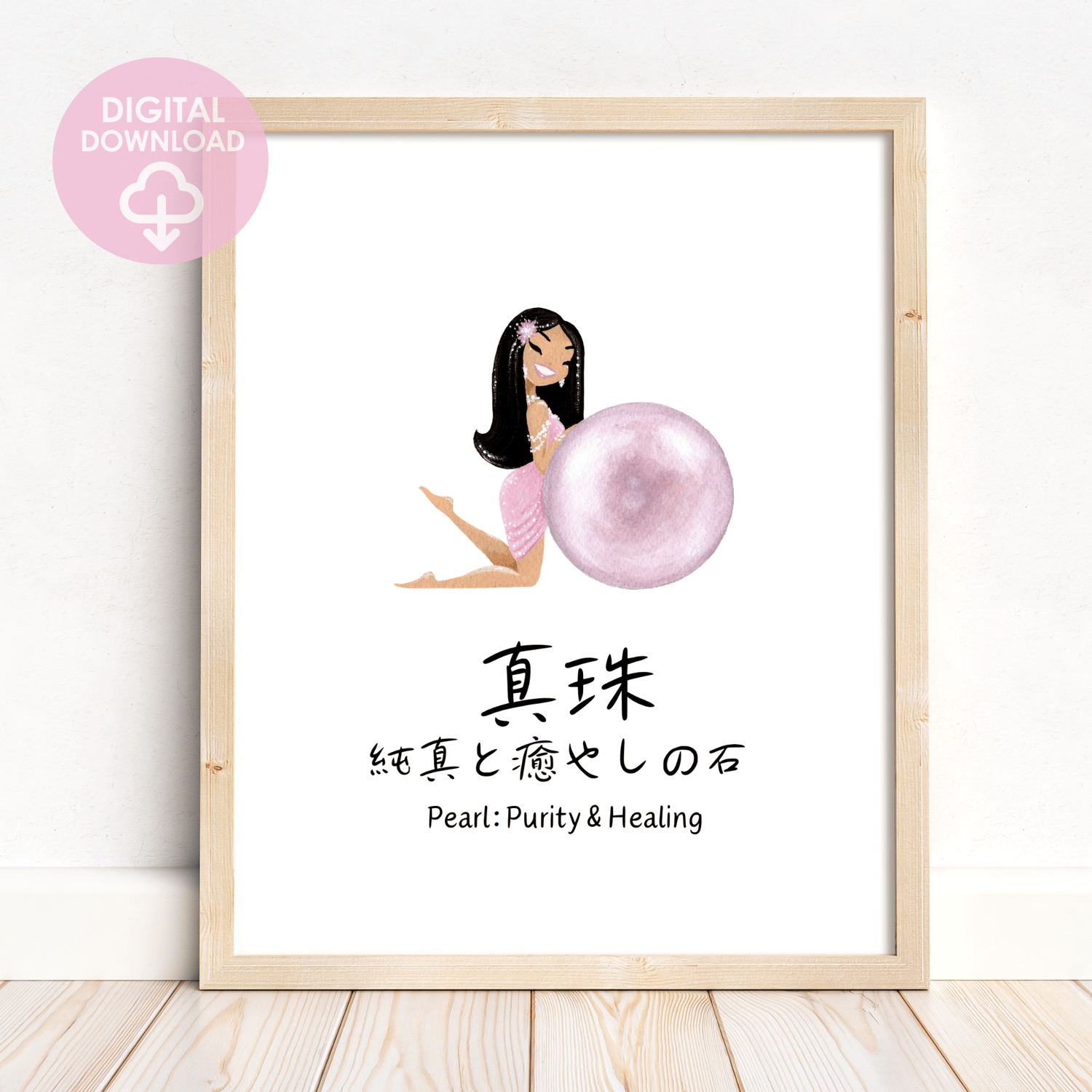 june birth stone wall art