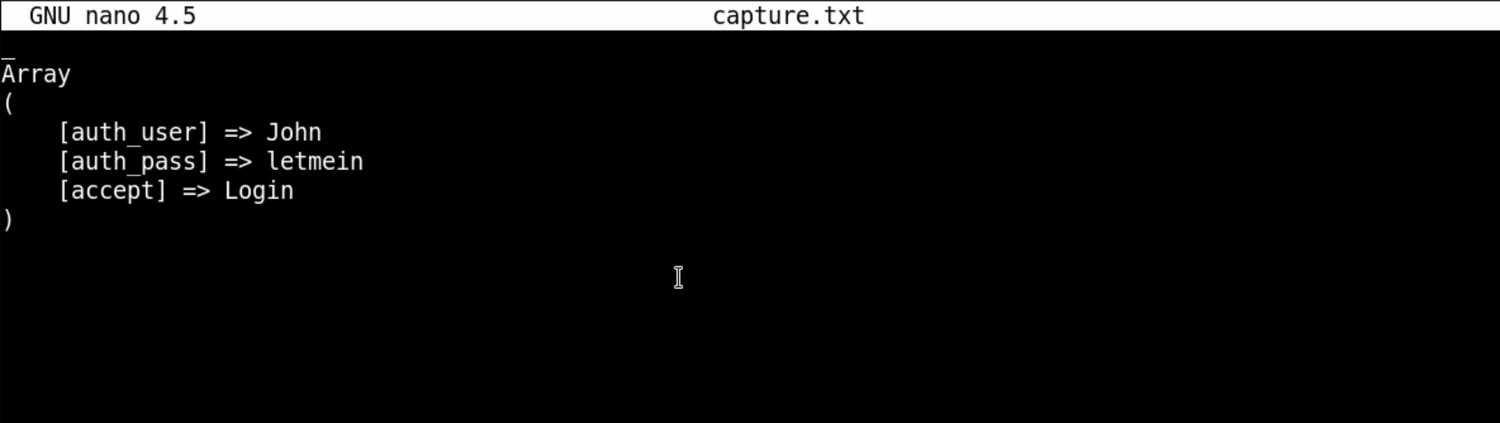 Capture Login Information from the Captive Portal using a PHP Script