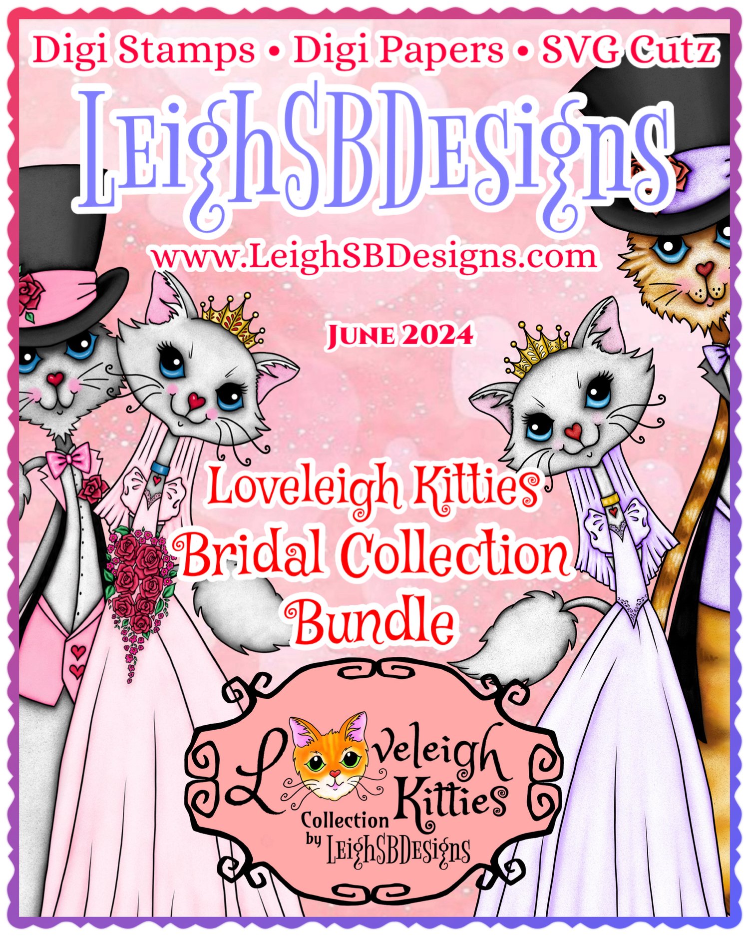 LeighSBDesigns Loveleigh Kitties Bridal Collection Bundle