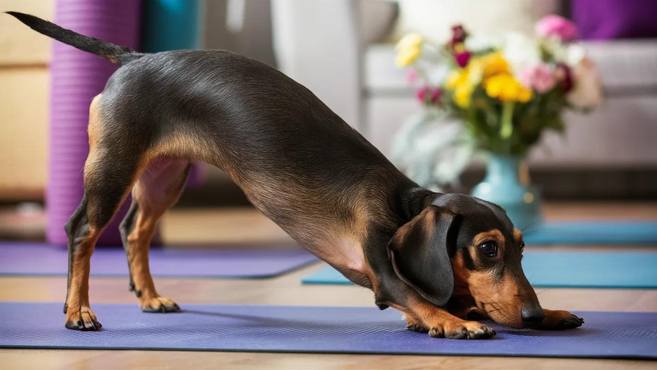 dachshund yoga