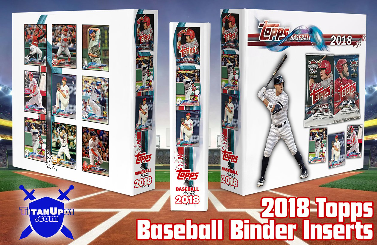 2018 Topps Baseball Cards Binder Inserts