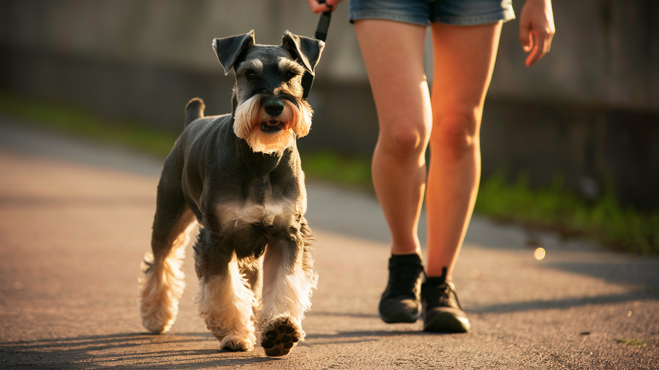 schnauzer daily routine