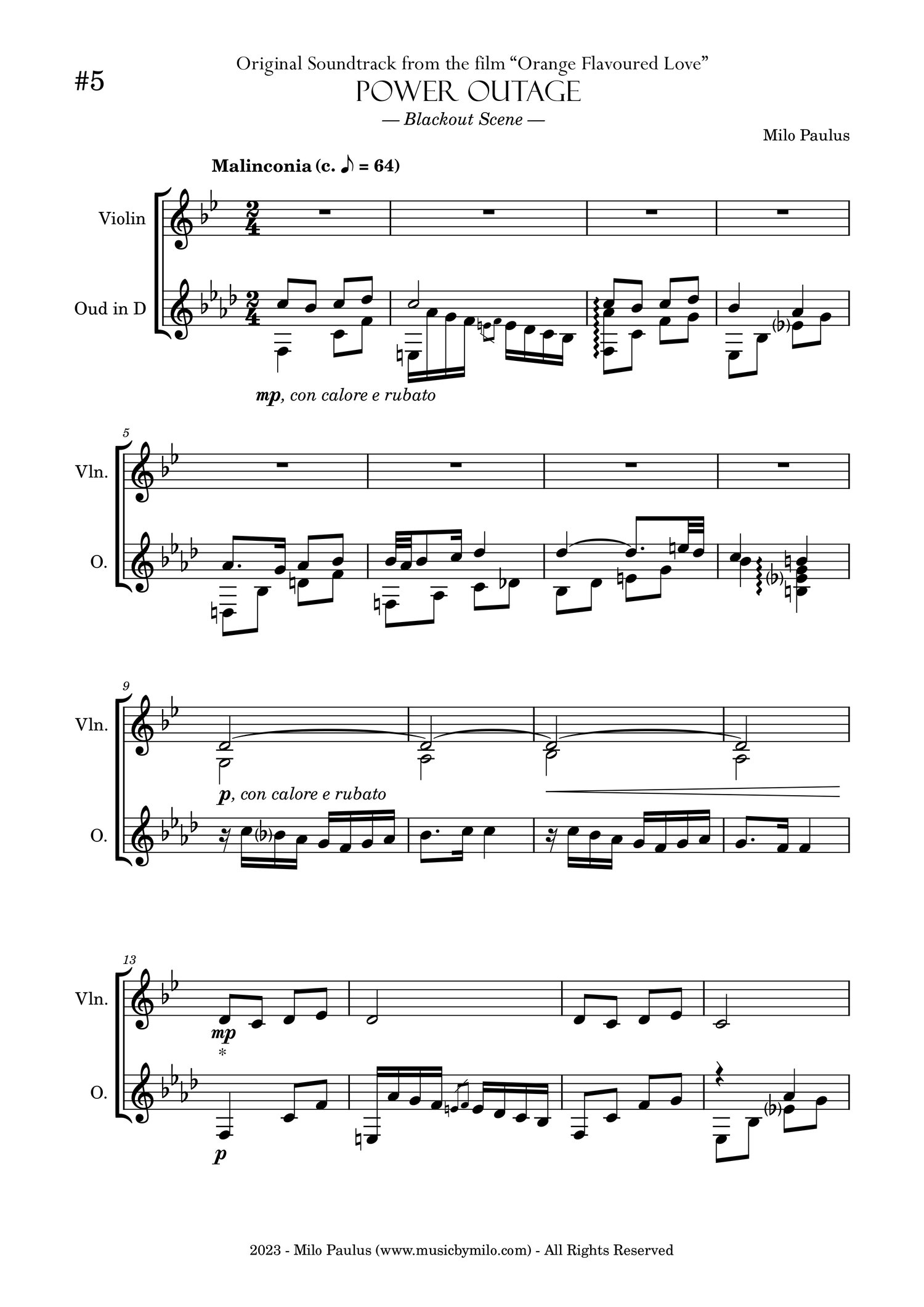 Orange Flavored Love - Sheet music