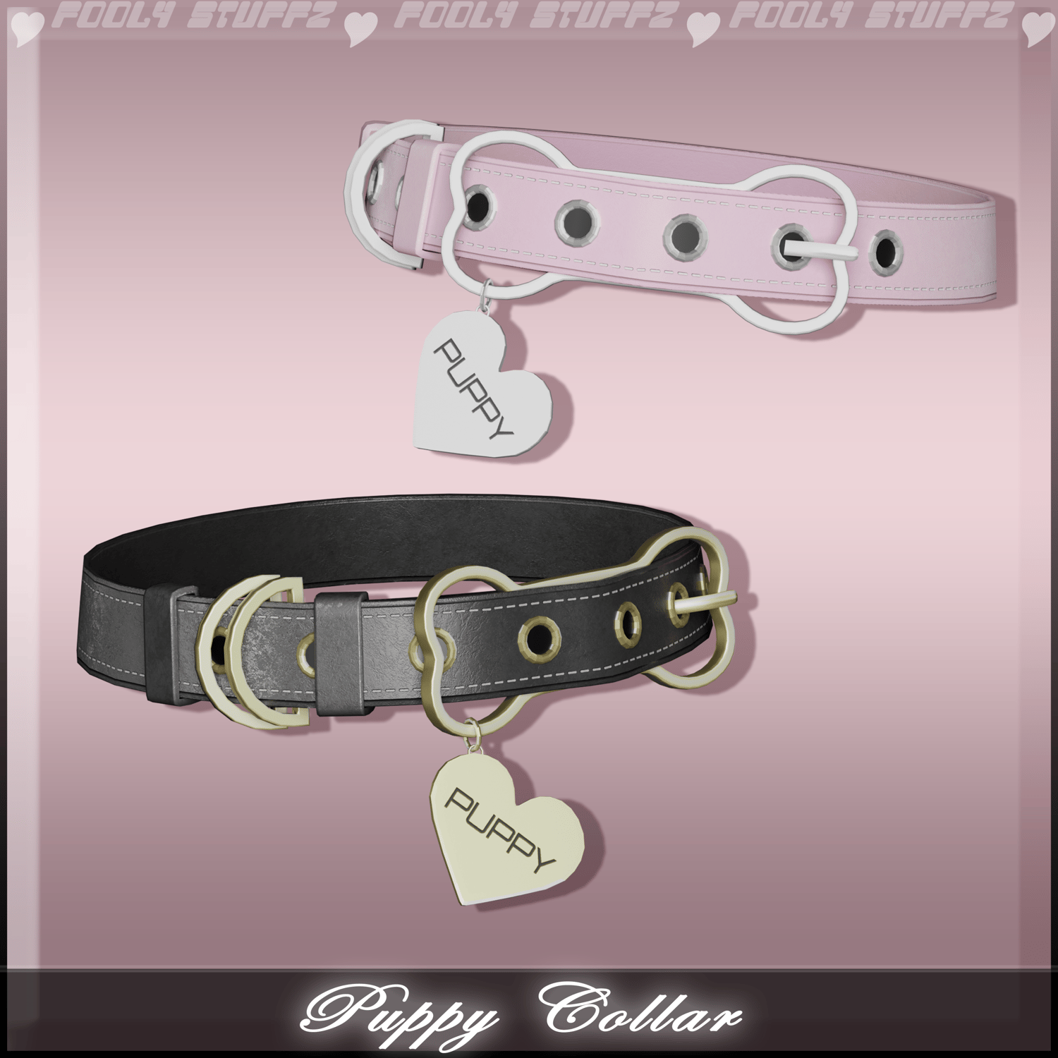 Puppy play collar best sale