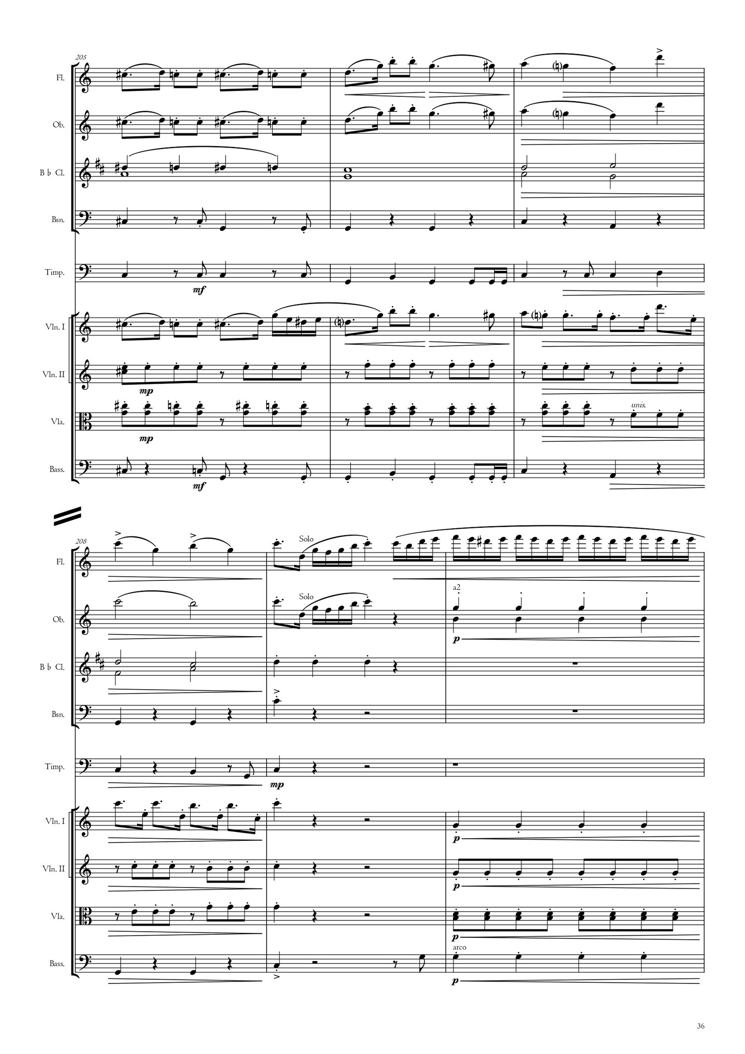 milo paulus score page 1 study sinfonietta