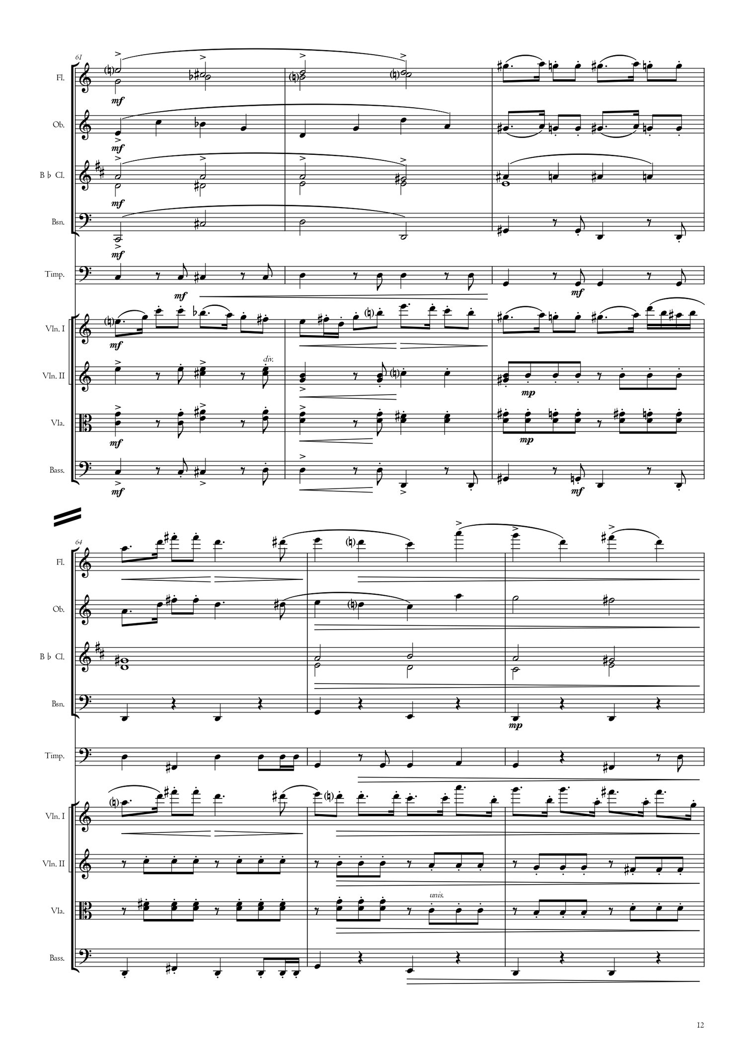 milo paulus score page 4 study sinfonietta