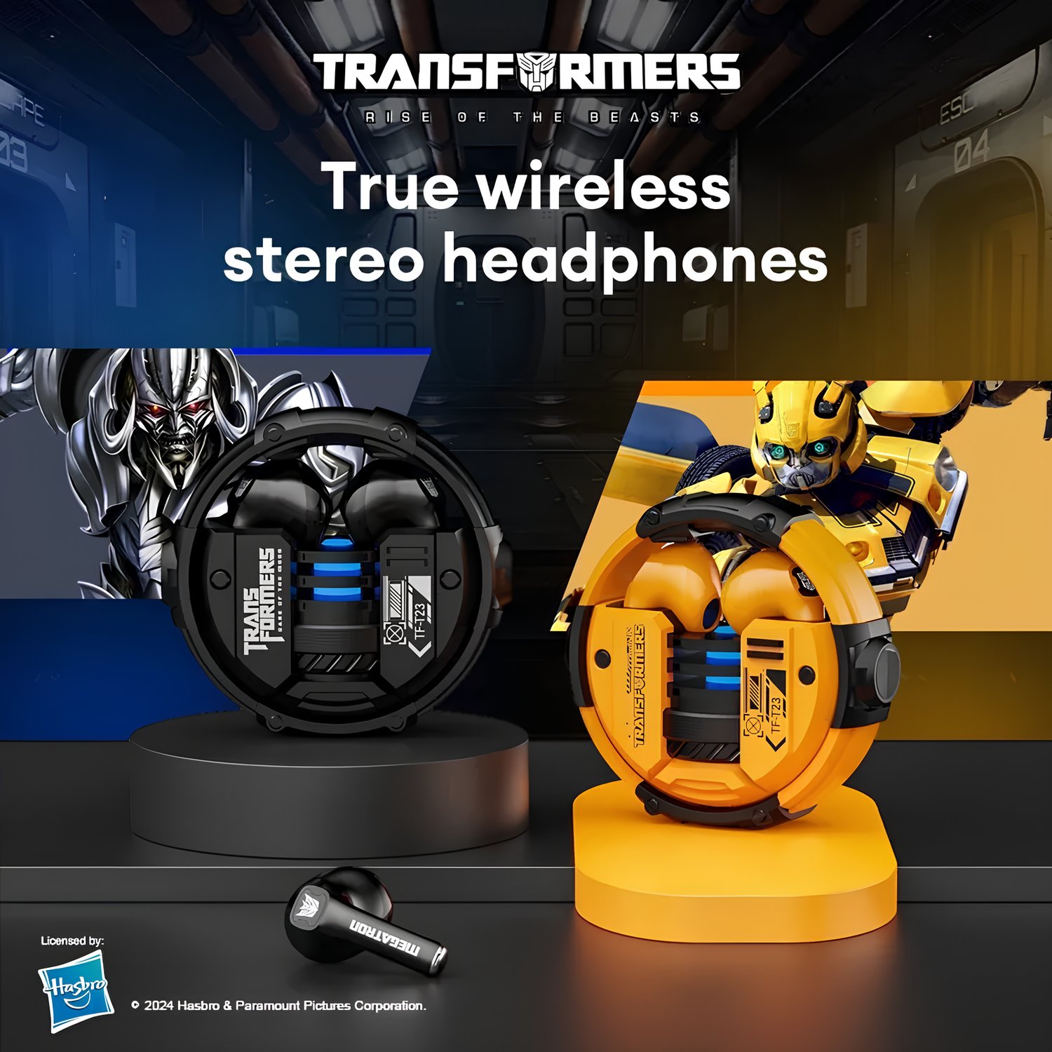 TRANSFORMERS TF-T23 Wireless Bluetooth Earbuds Sport Gaming Headphones