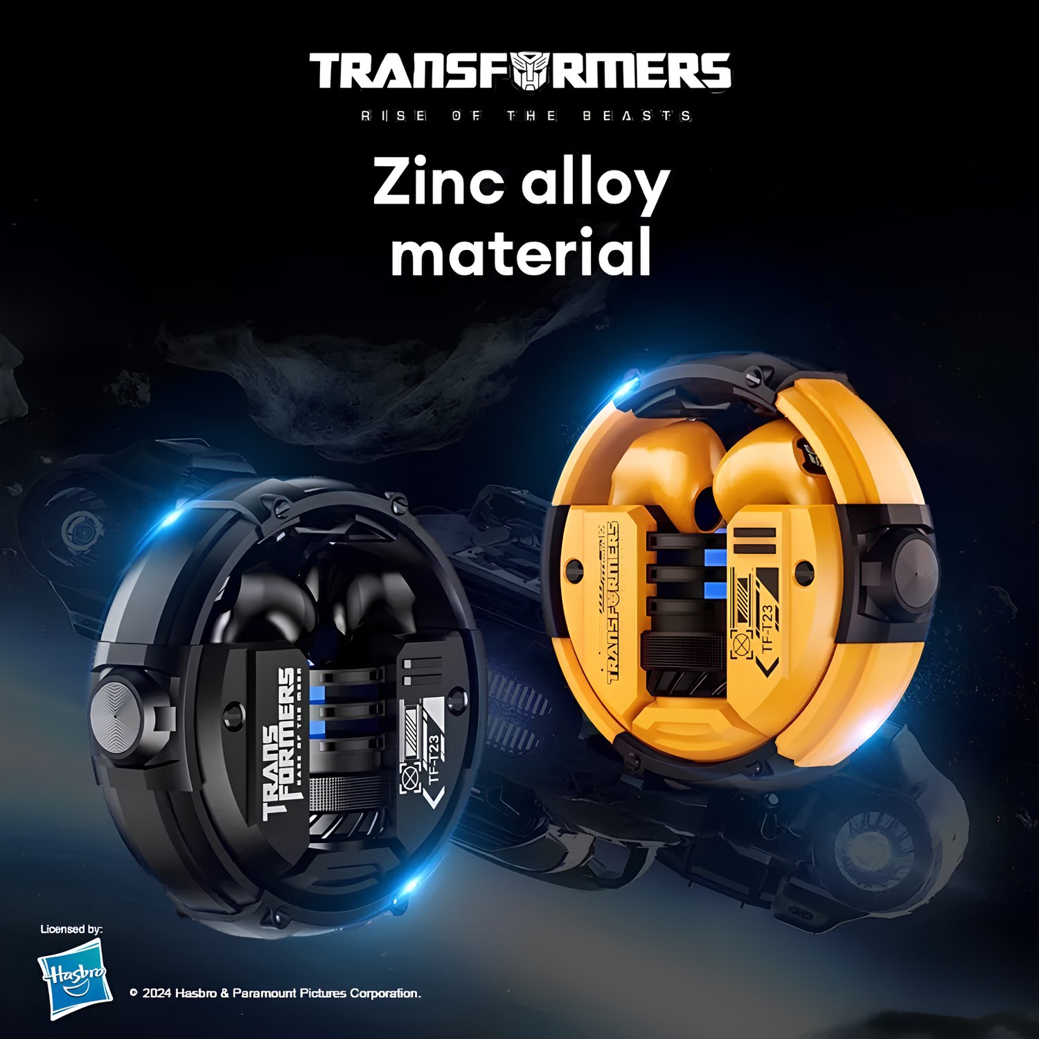 TRANSFORMERS TF-T23 Wireless Bluetooth Earbuds Sport Gaming Headphones