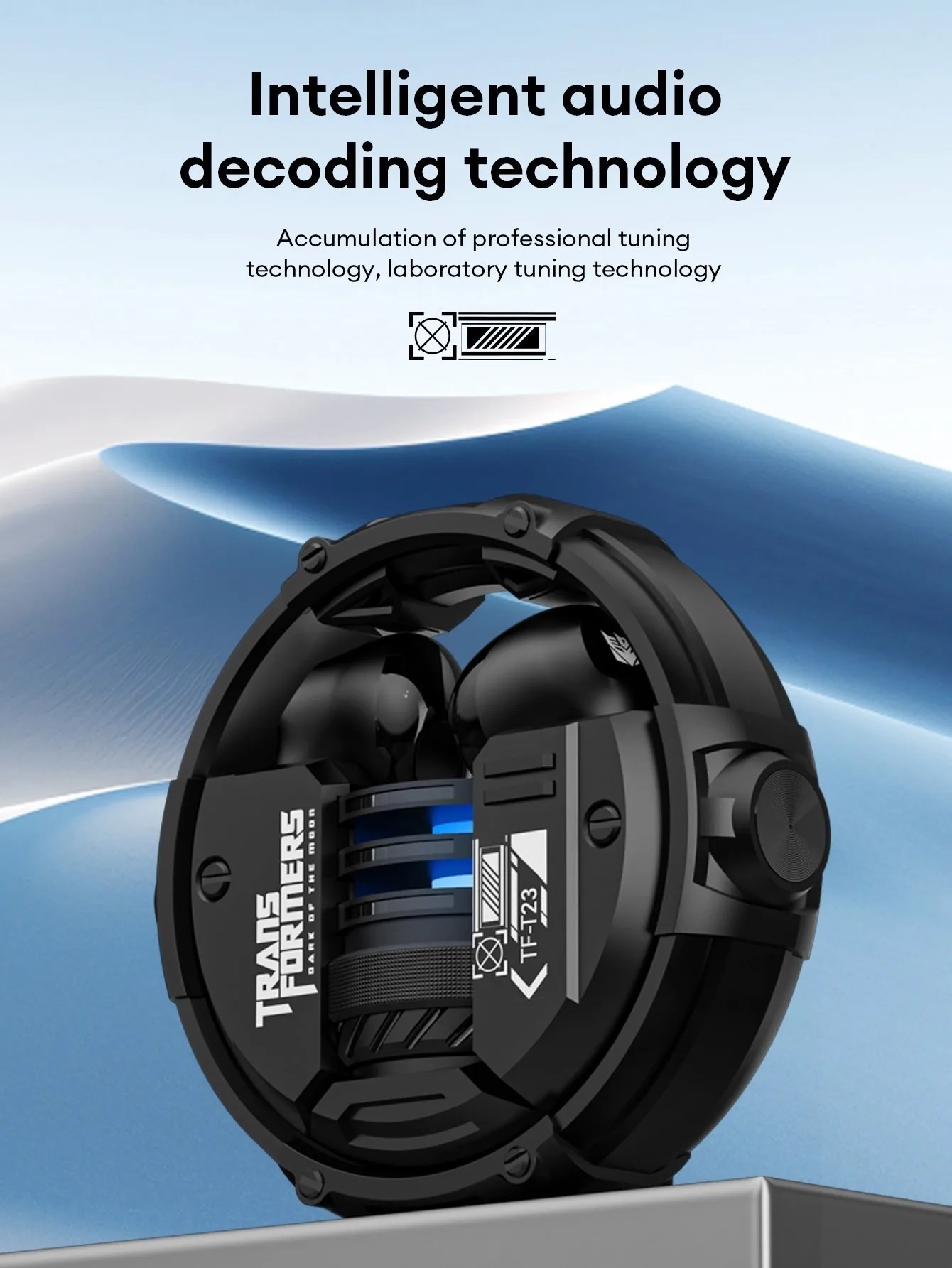 TRANSFORMERS TF-T23 Wireless Bluetooth Earbuds Sport Gaming Headphones