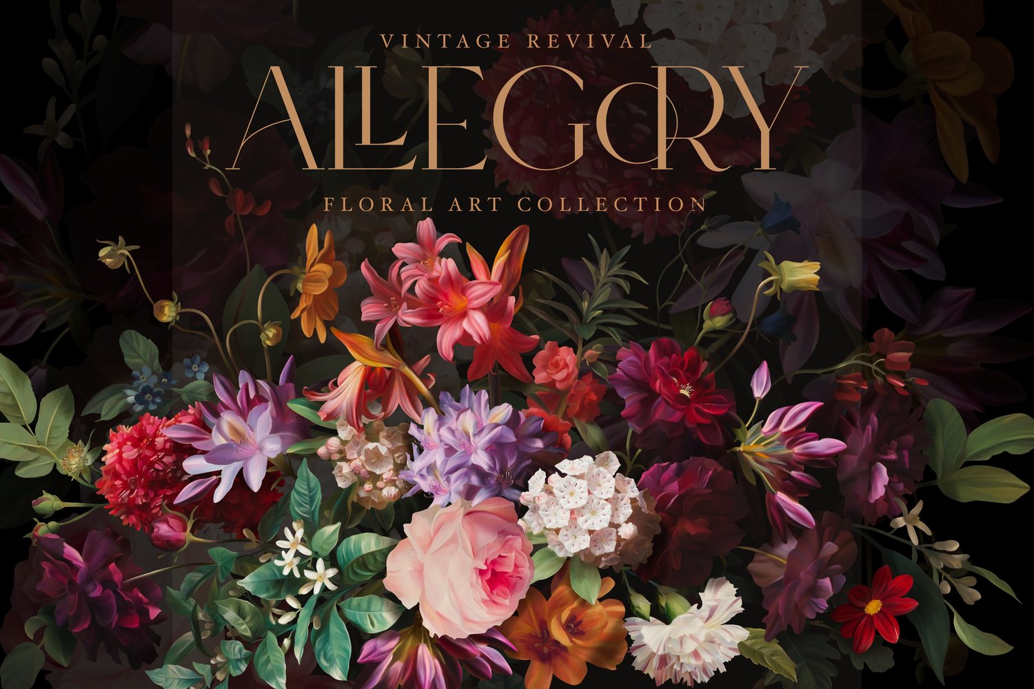 antique floral art graphics