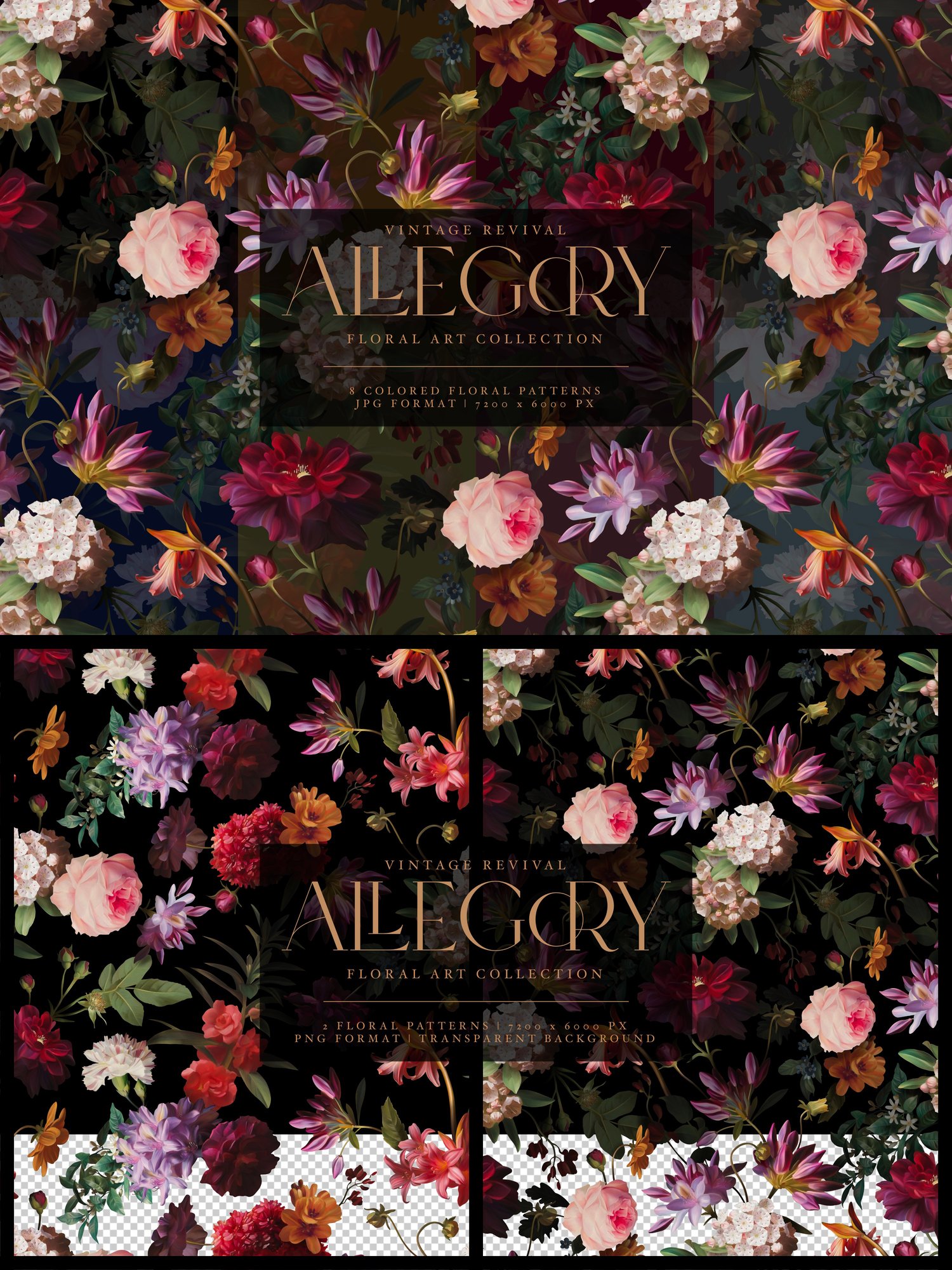 antique floral art graphics