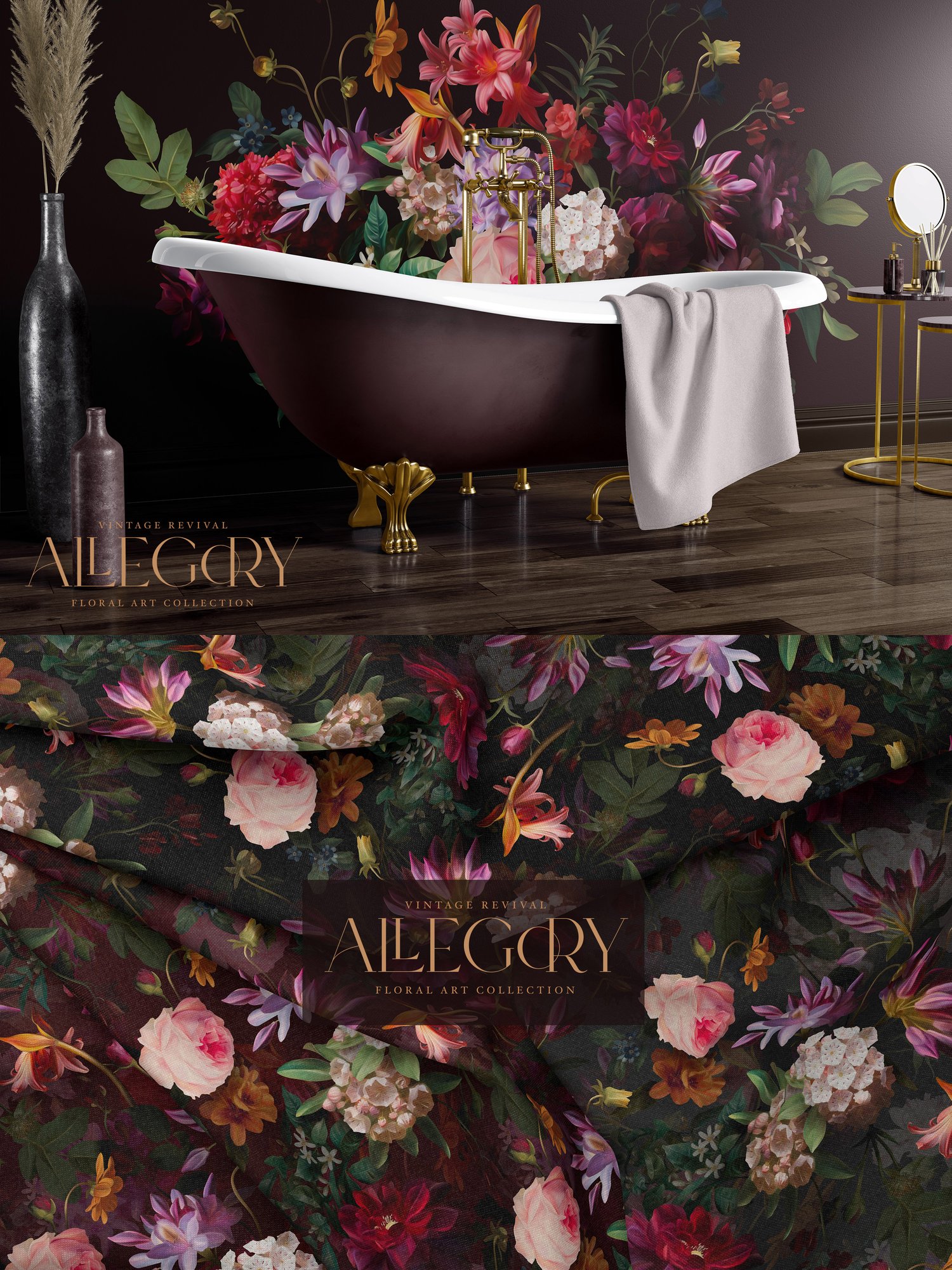 antique floral art graphics