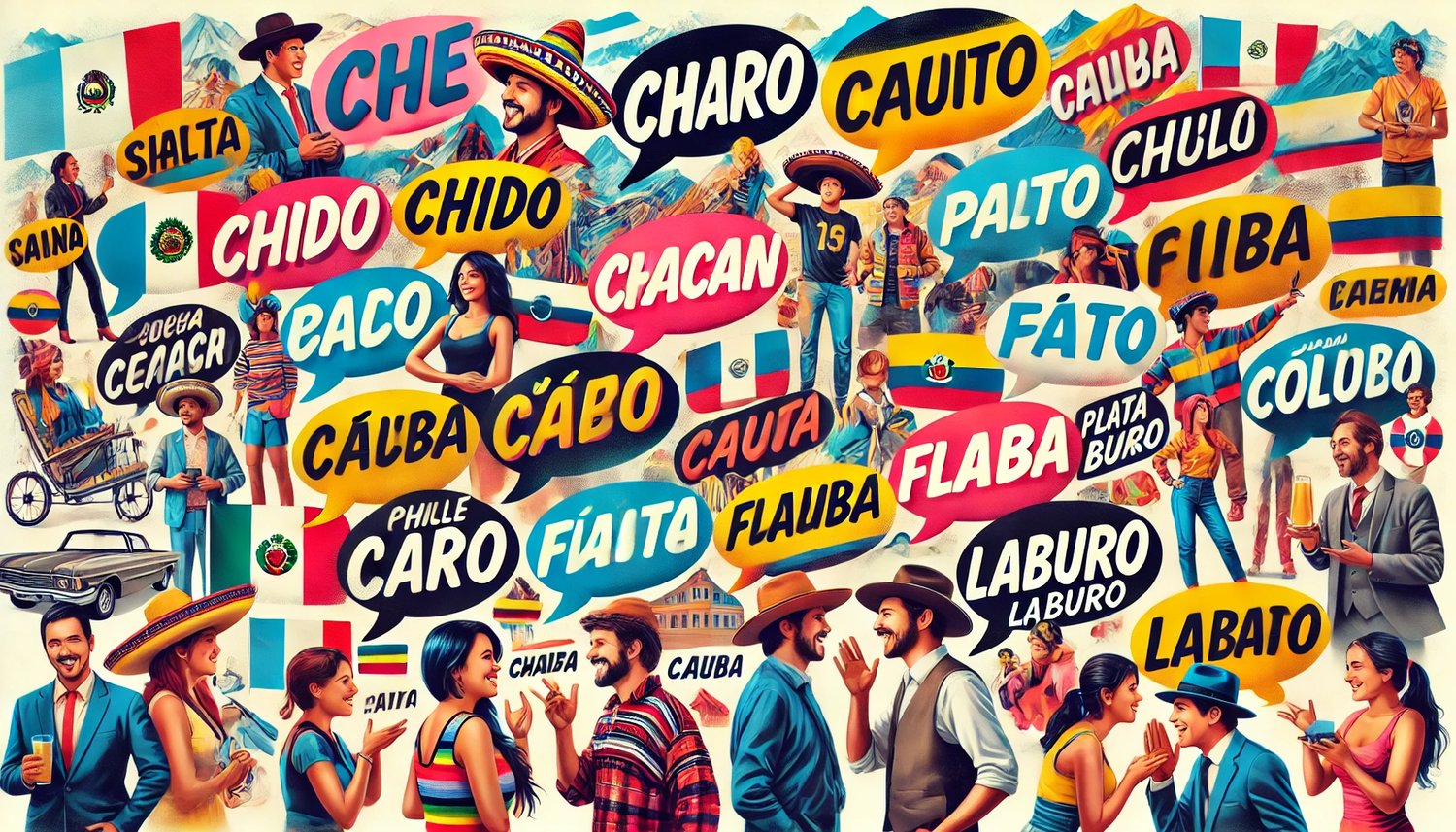 People speaking spanish in different accents from latin america