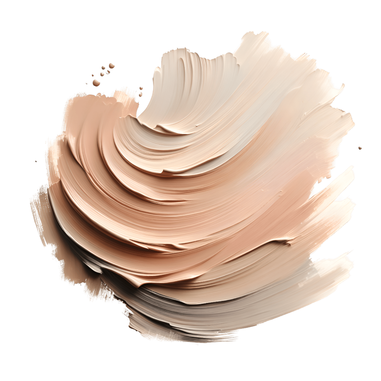 Beige Paint Brushstrokes
