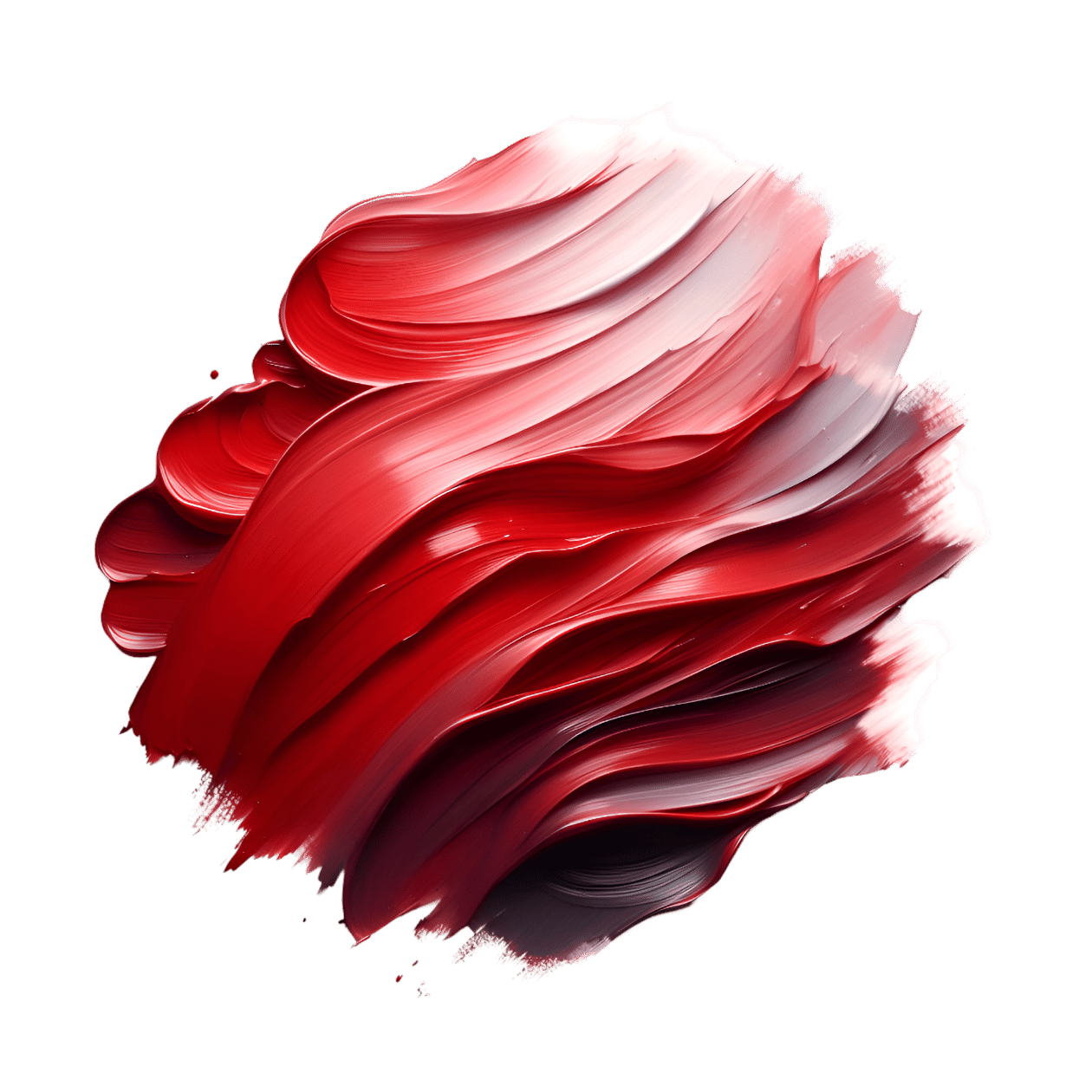 Red Paint Brushstrokes