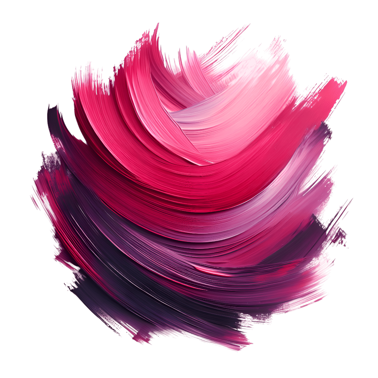 Magenta Paint Brushstrokes