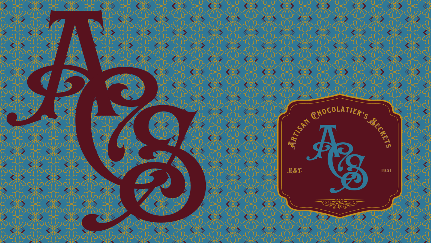 Customizable Classic, elegant initials in European style Branding Bundle - 10 Editable Canva Templates for Small Business Marketing. Facebook Cover