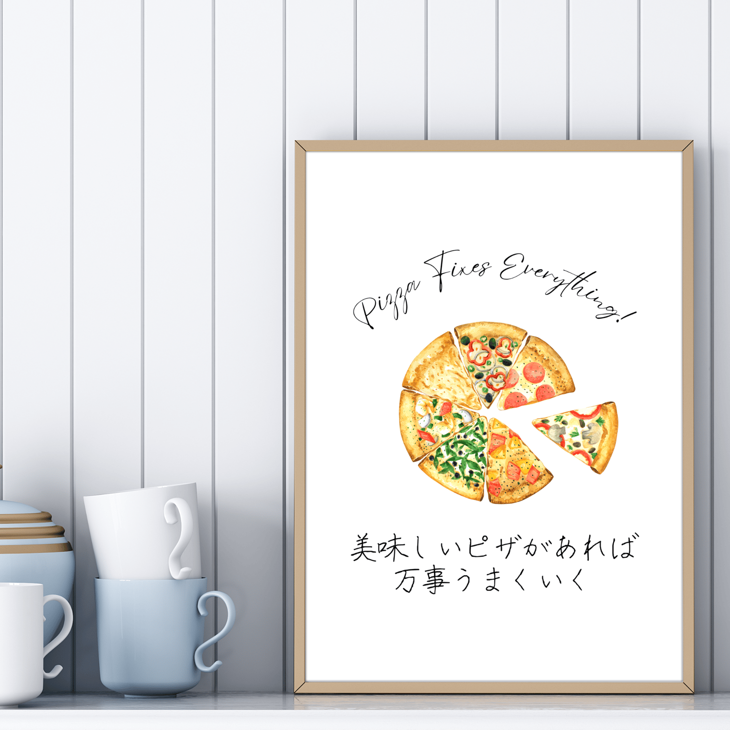 pizza wall decor for dining rooms