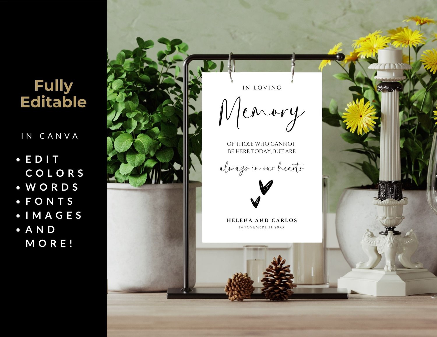 In Loving Memory | Wedding Signs and Signage | ILM001
