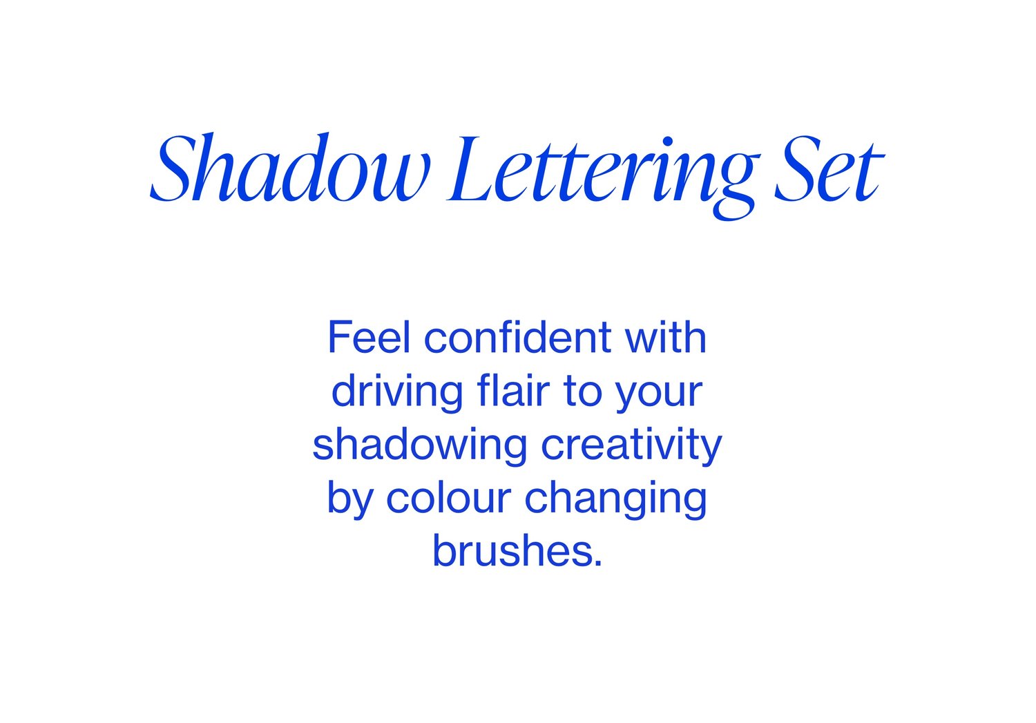 Shadow Lettering Brushes - Payhip