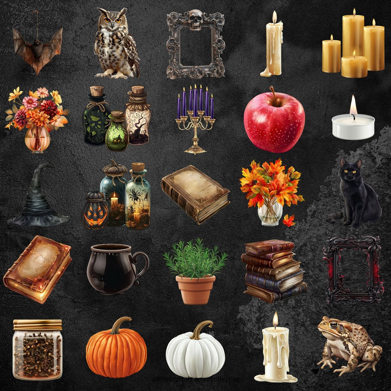 Halloween Clip Art Set