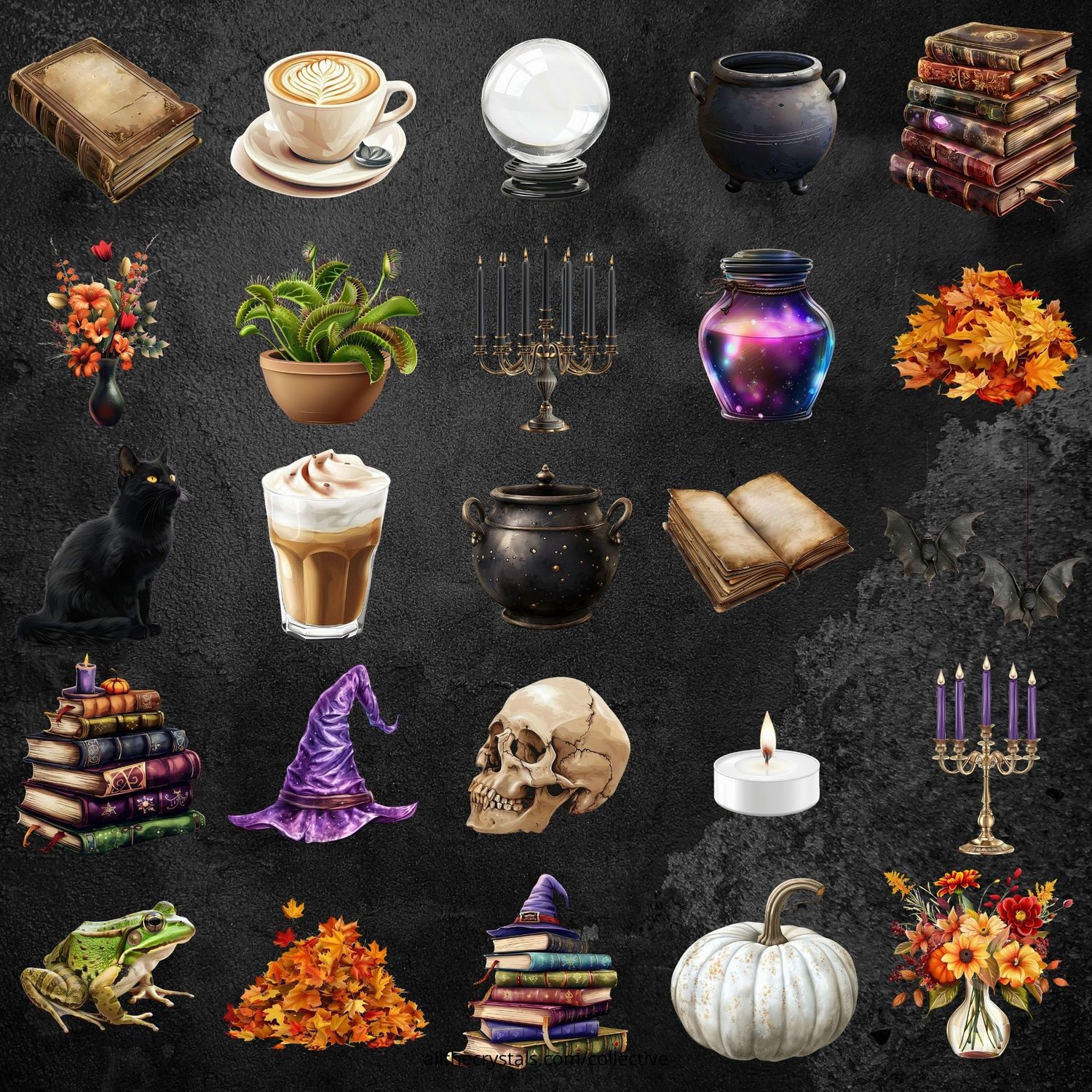 Halloween Clip Art Set