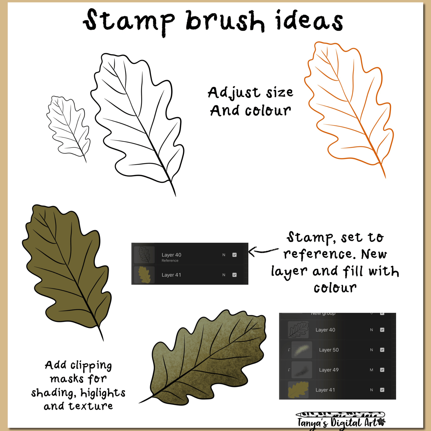 Stamp brush help