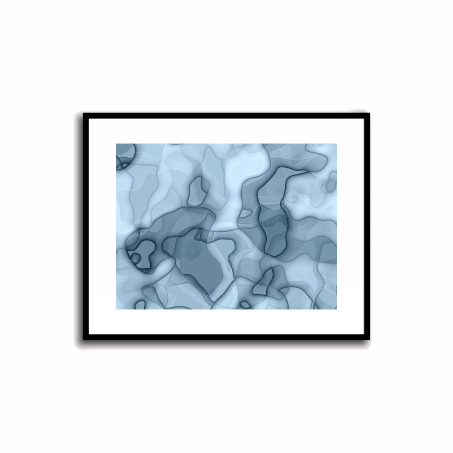 Blue Abstract Artwork