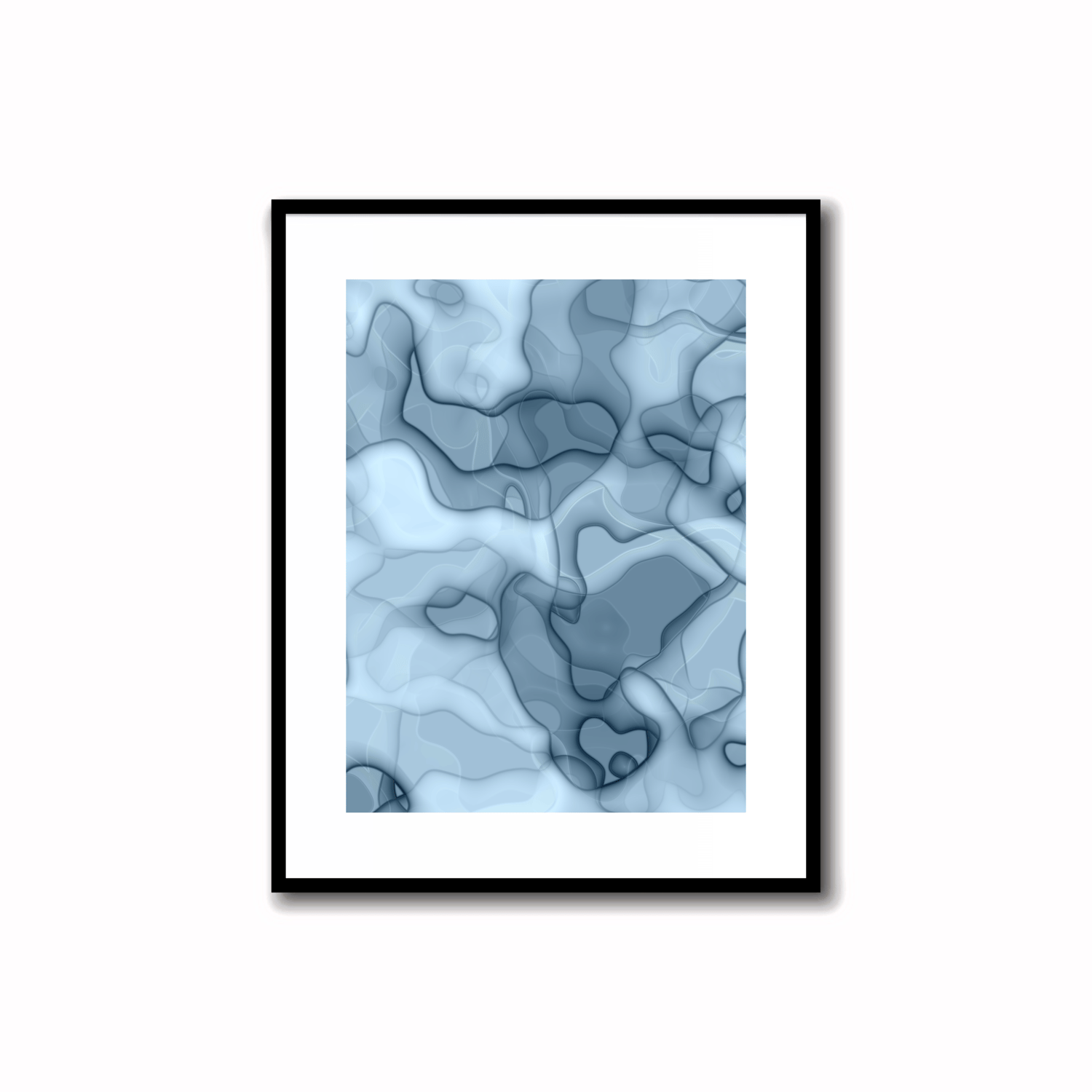 Blue Abstract Artwork