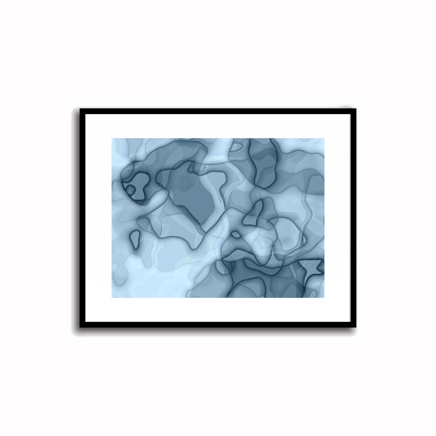 Blue Abstract Artwork
