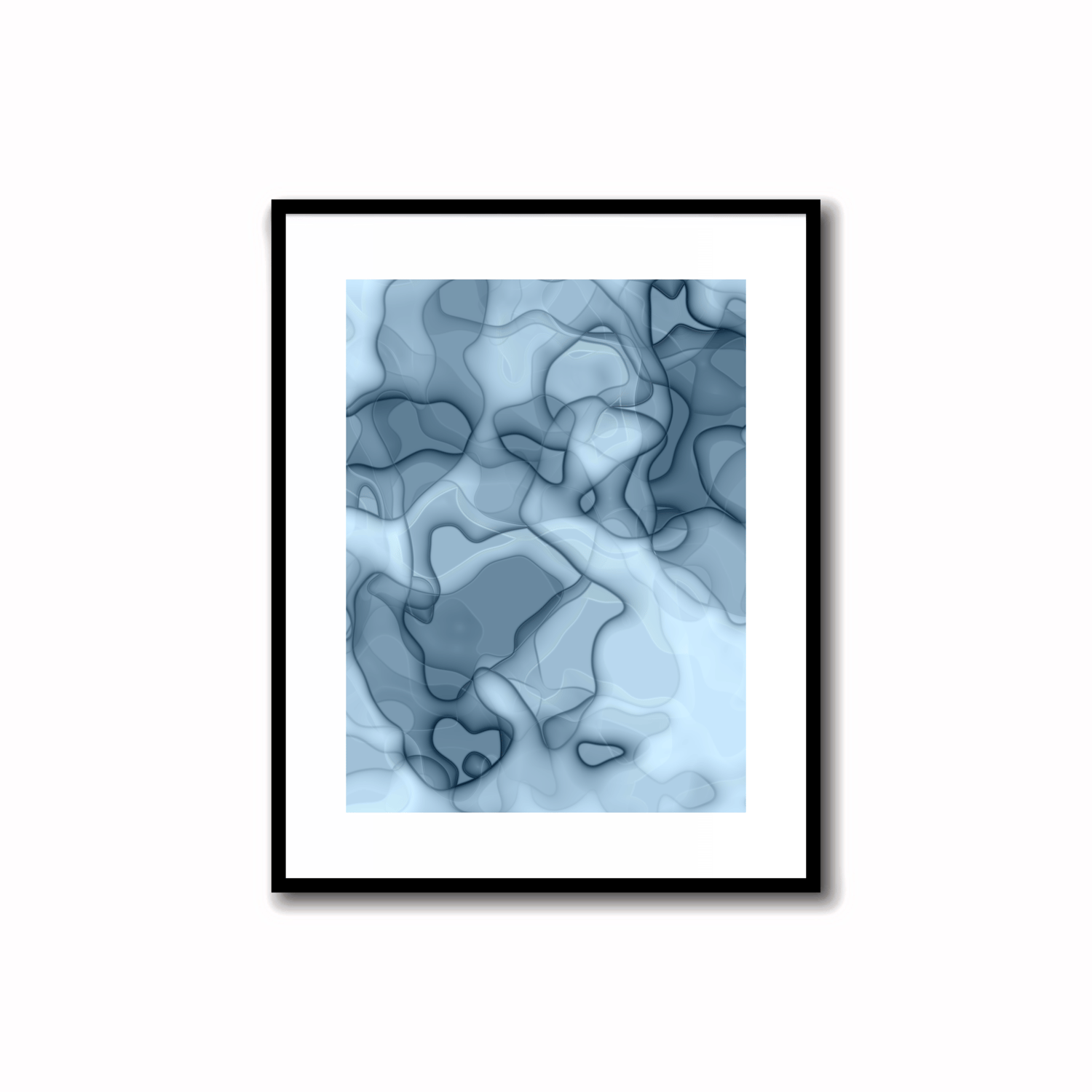 Blue Abstract Artwork