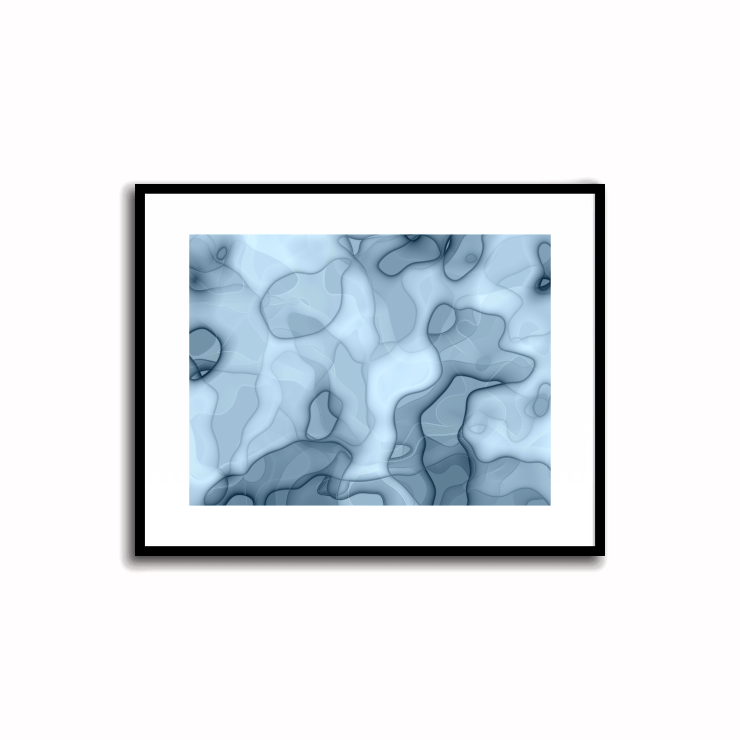 Blue Abstract Artwork