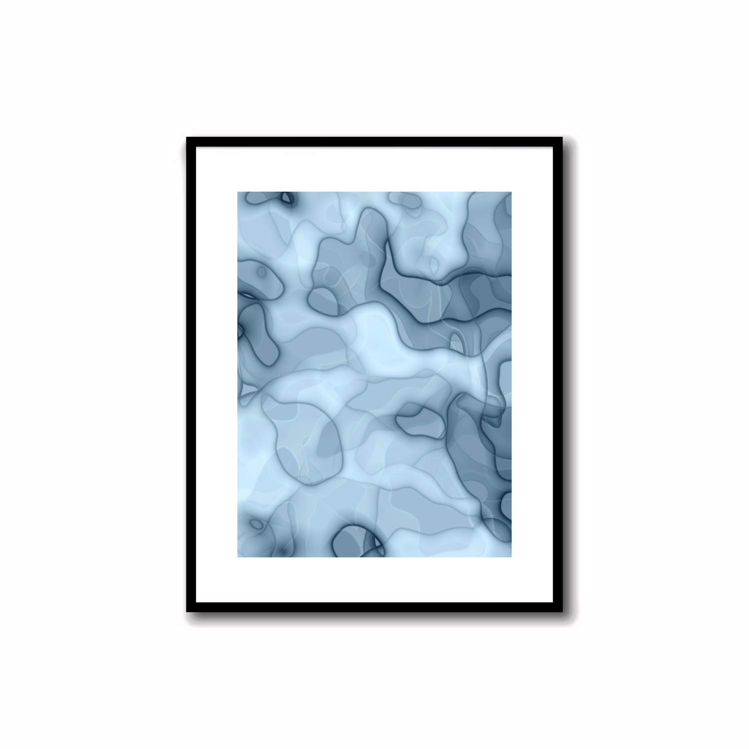 Blue Abstract Artwork