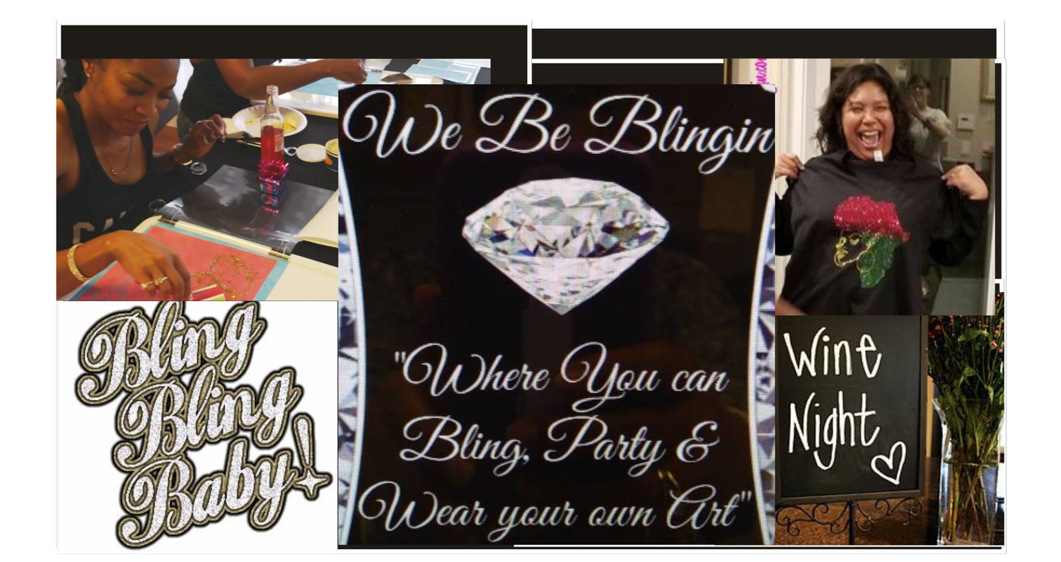 Bling, party, t-shirt