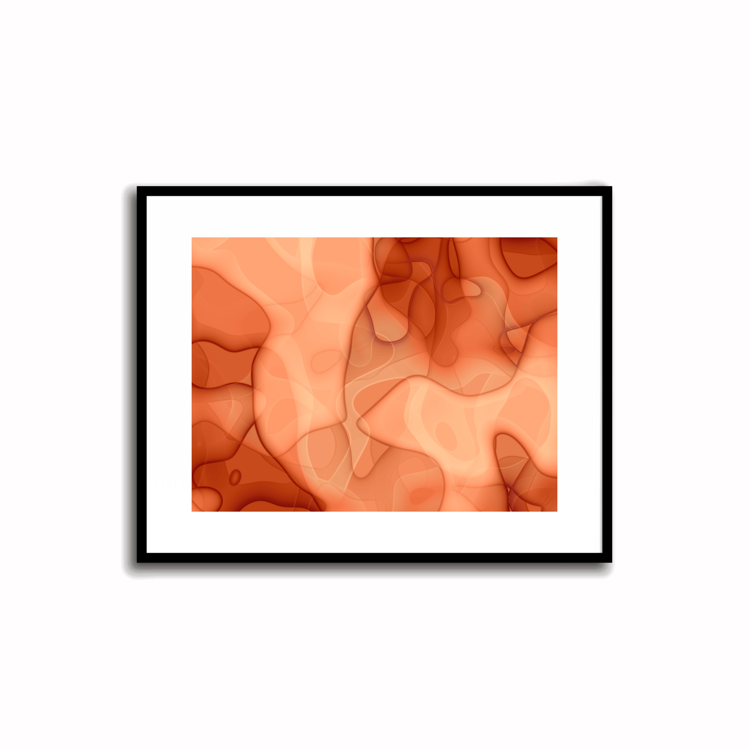 Orange Abstract Artwork - 1.1 #23    Transform your space with our unique art instant printable!🌟Download the radiant palette featuring shades of orange for an instant decor upgrade. This unique gallery-quality art piece is perfect for walls, desk decor,