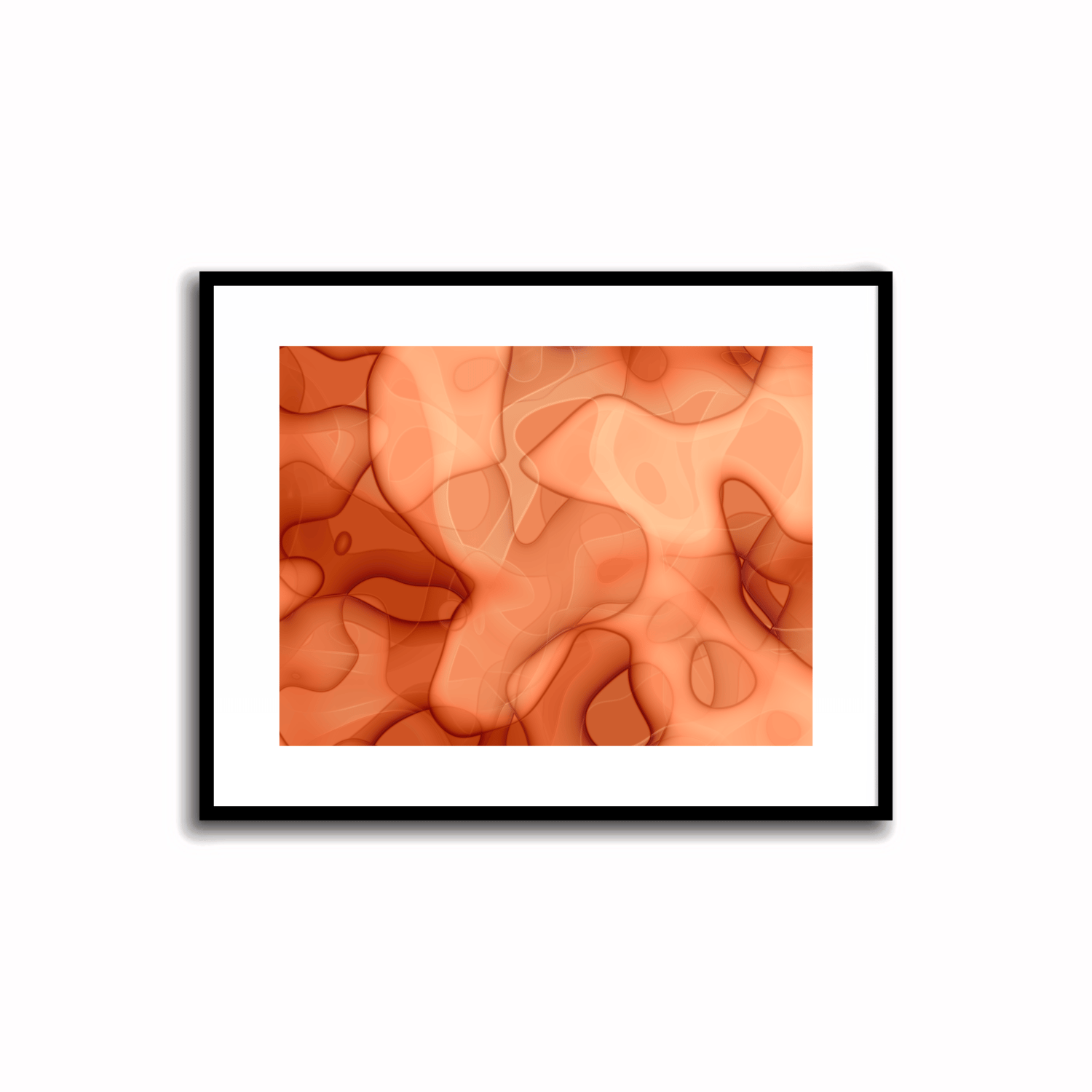 Orange Abstract Artwork - 1.2 #23    Transform your space with our unique art instant printable!🌟Download the radiant palette featuring shades of orange for an instant decor upgrade. This unique gallery-quality art piece is perfect for walls, desk decor,
