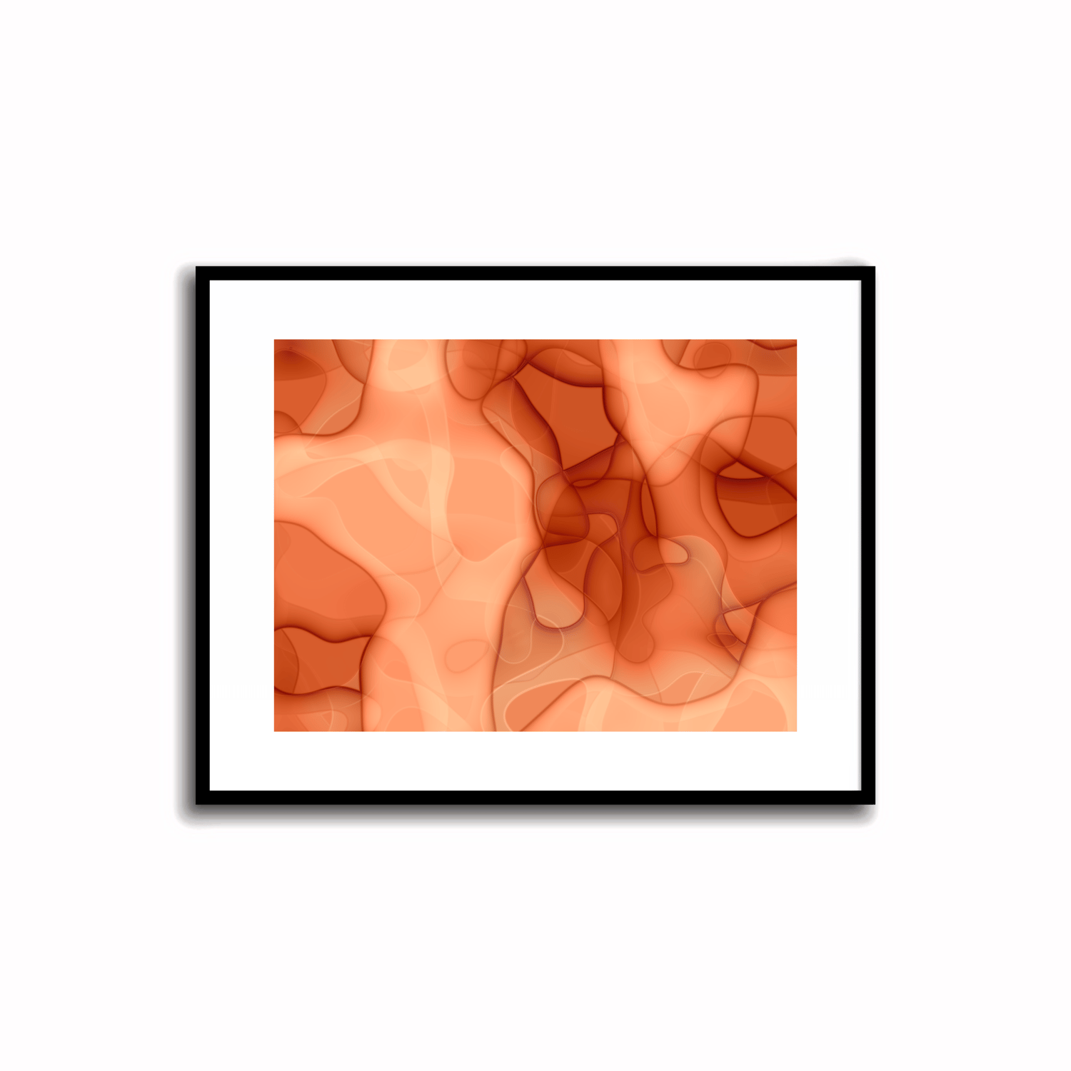 Orange Abstract Artwork - 1.3 #23    Transform your space with our unique art instant printable!🌟Download the radiant palette featuring shades of orange for an instant decor upgrade. This unique gallery-quality art piece is perfect for walls, desk decor, 