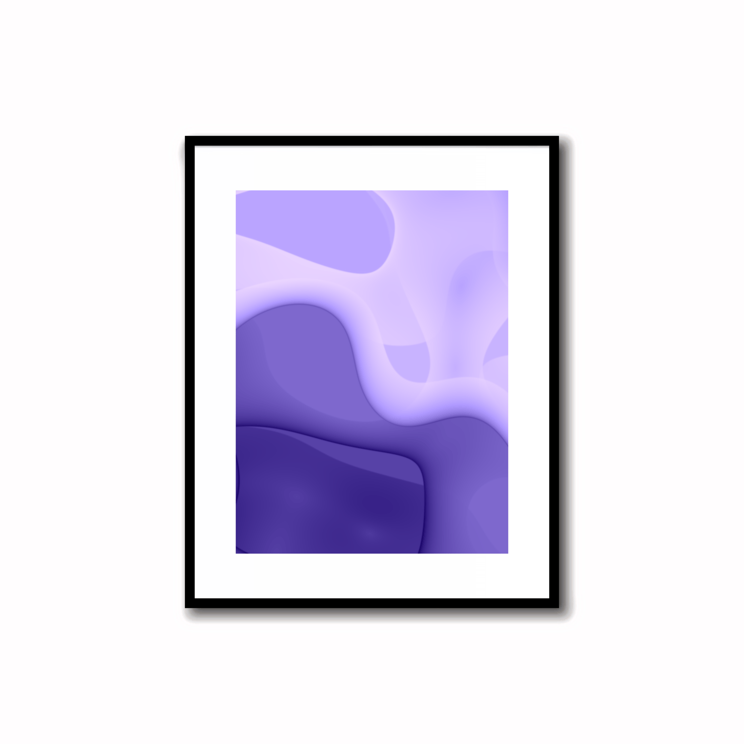 Purple Abstract Artwork - 2.1 #23-1    Transform your space with our unique art instant printable!🌟Download the radiant palette featuring shades of purple for an instant decor upgrade. This unique gallery-quality art piece is perfect for walls, desk decor