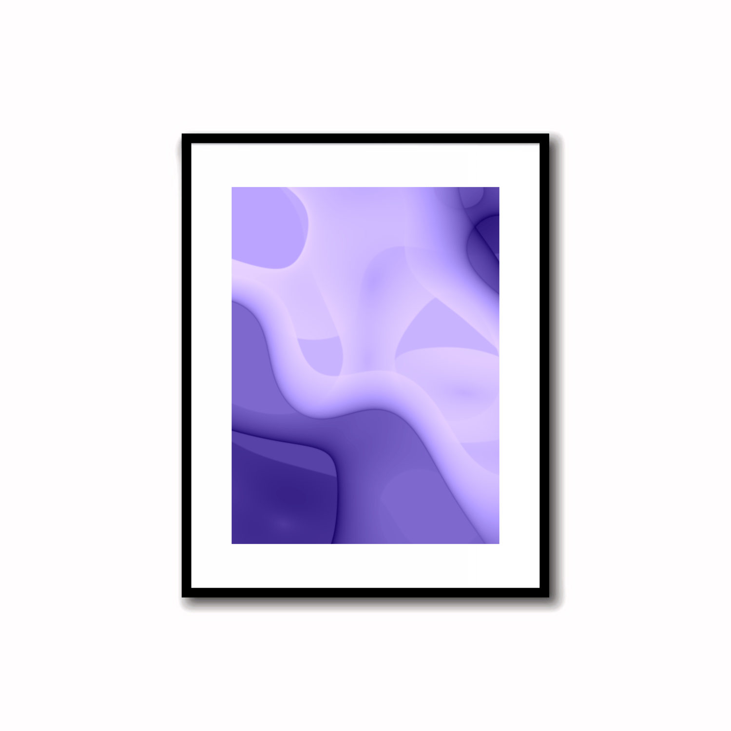 Purple Abstract Artwork - 2.2 #23-1    Transform your space with our unique art instant printable!🌟Download the radiant palette featuring shades of purple for an instant decor upgrade. This unique gallery-quality art piece is perfect for walls, desk decor