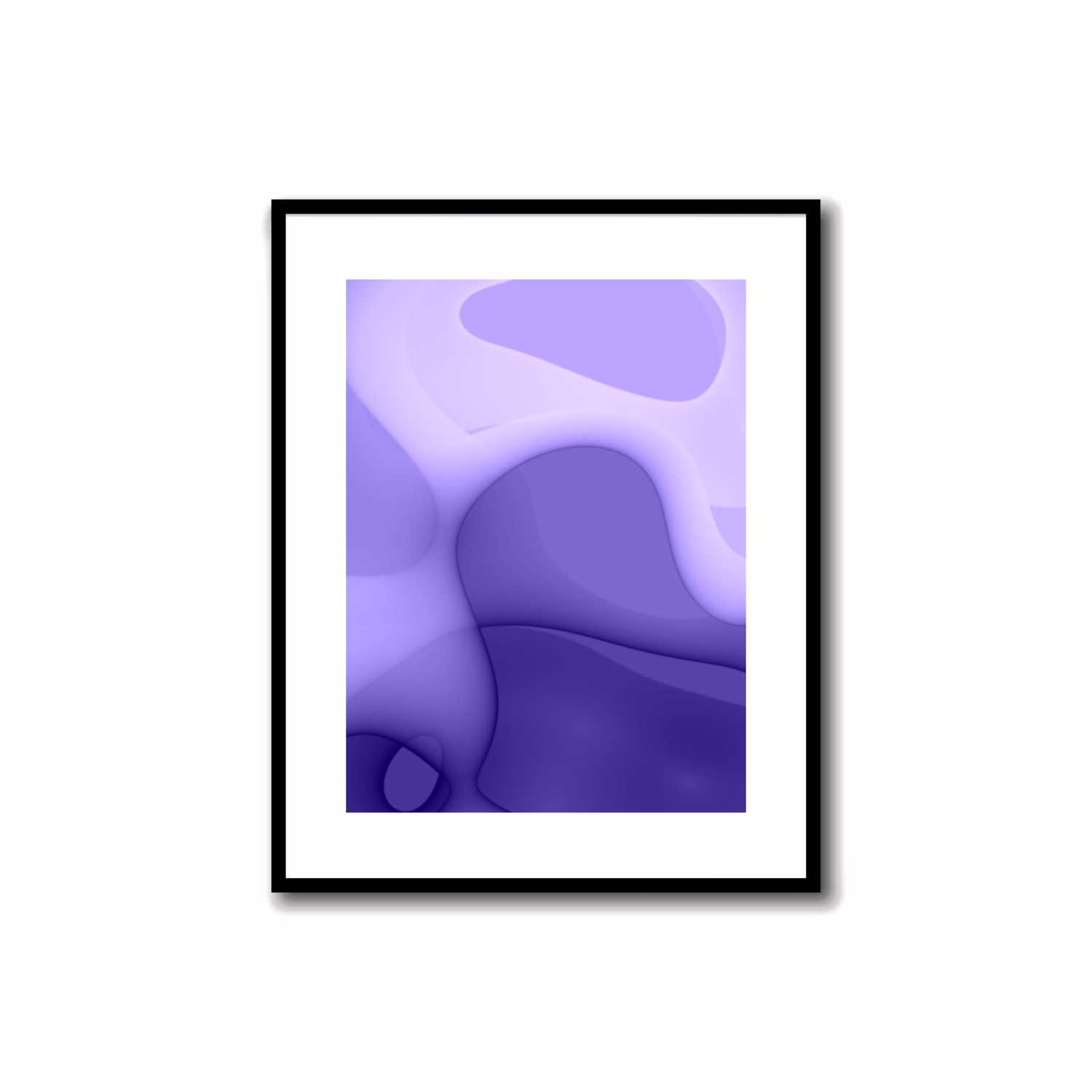 Purple Abstract Artwork - 2.3 #23-1    Transform your space with our unique art instant printable!🌟Download the radiant palette featuring shades of purple for an instant decor upgrade. This unique gallery-quality art piece is perfect for walls, desk decor