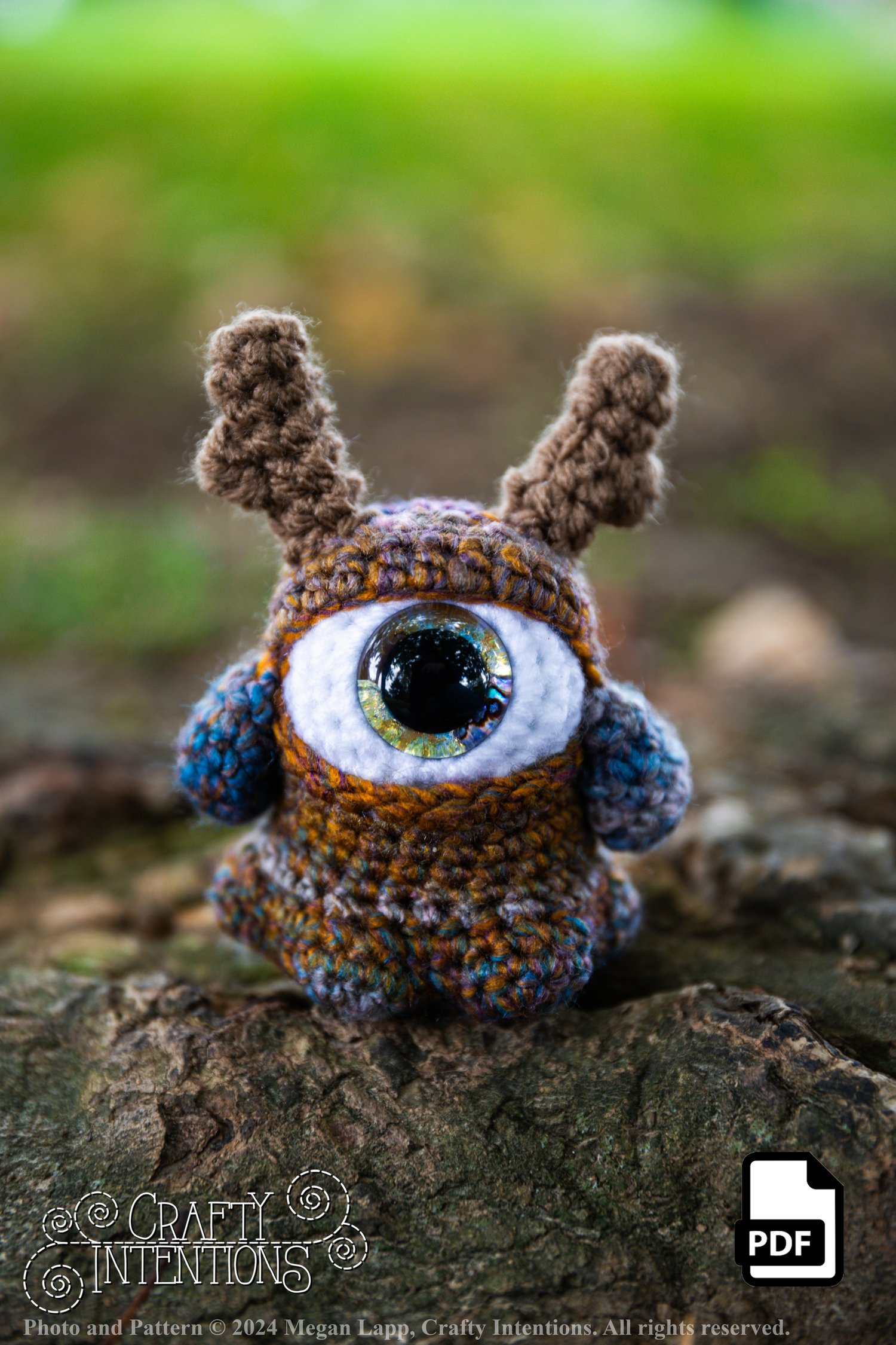 Small Blob Monsters Crochet Pattern by Crafty Intentions Downloadable  DIGITAL PDF