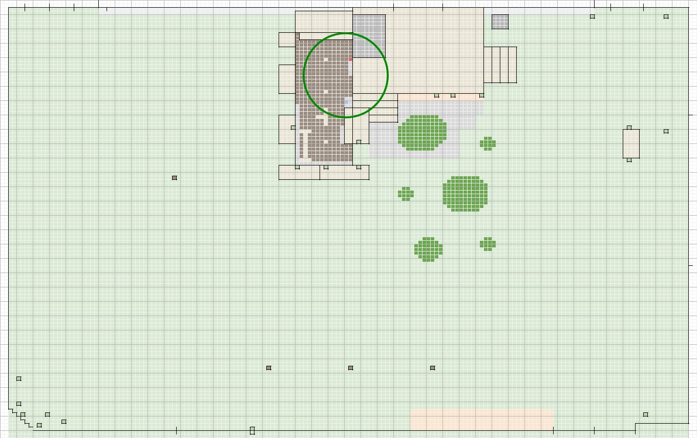 Map of Arbor Garden, July 4th 2023