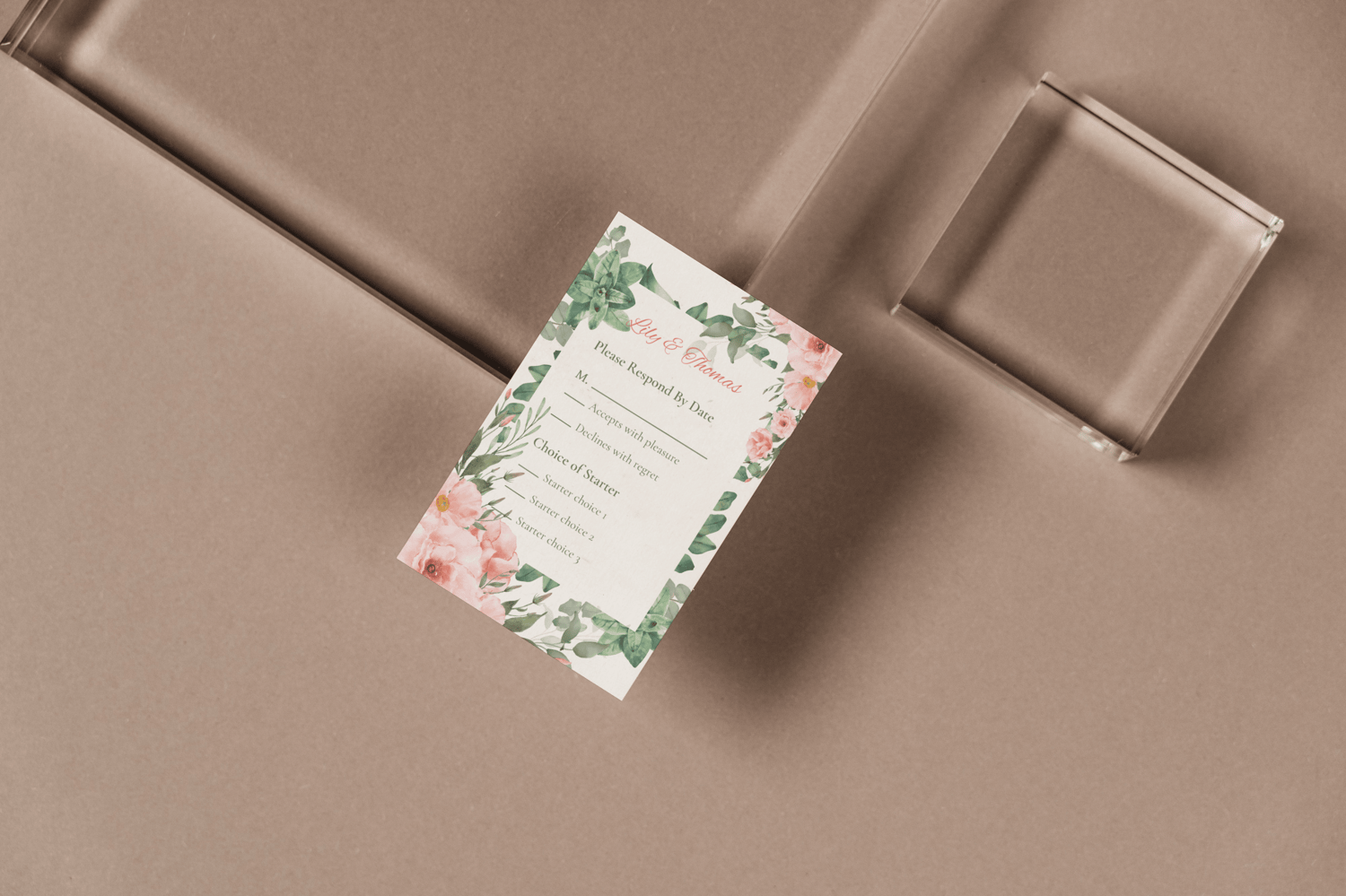 Elegant Pink Rose Special Occasions Bundle - 10 Editable Canva Templates for Weddings, Engagements, and More. Mock RSVP